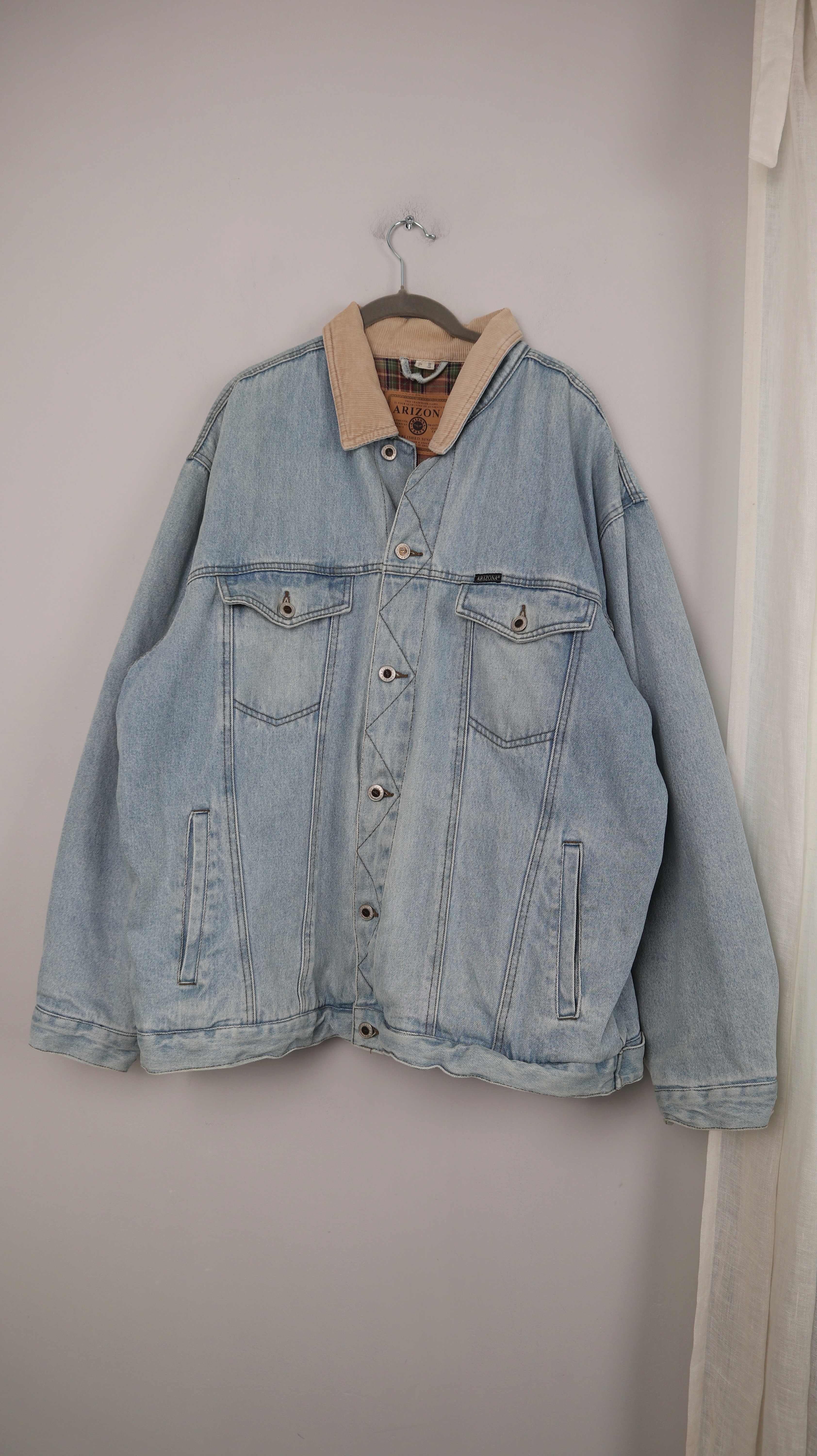 Arizona Jeansjacke true Vintage Blau denim 58 L washed Cord