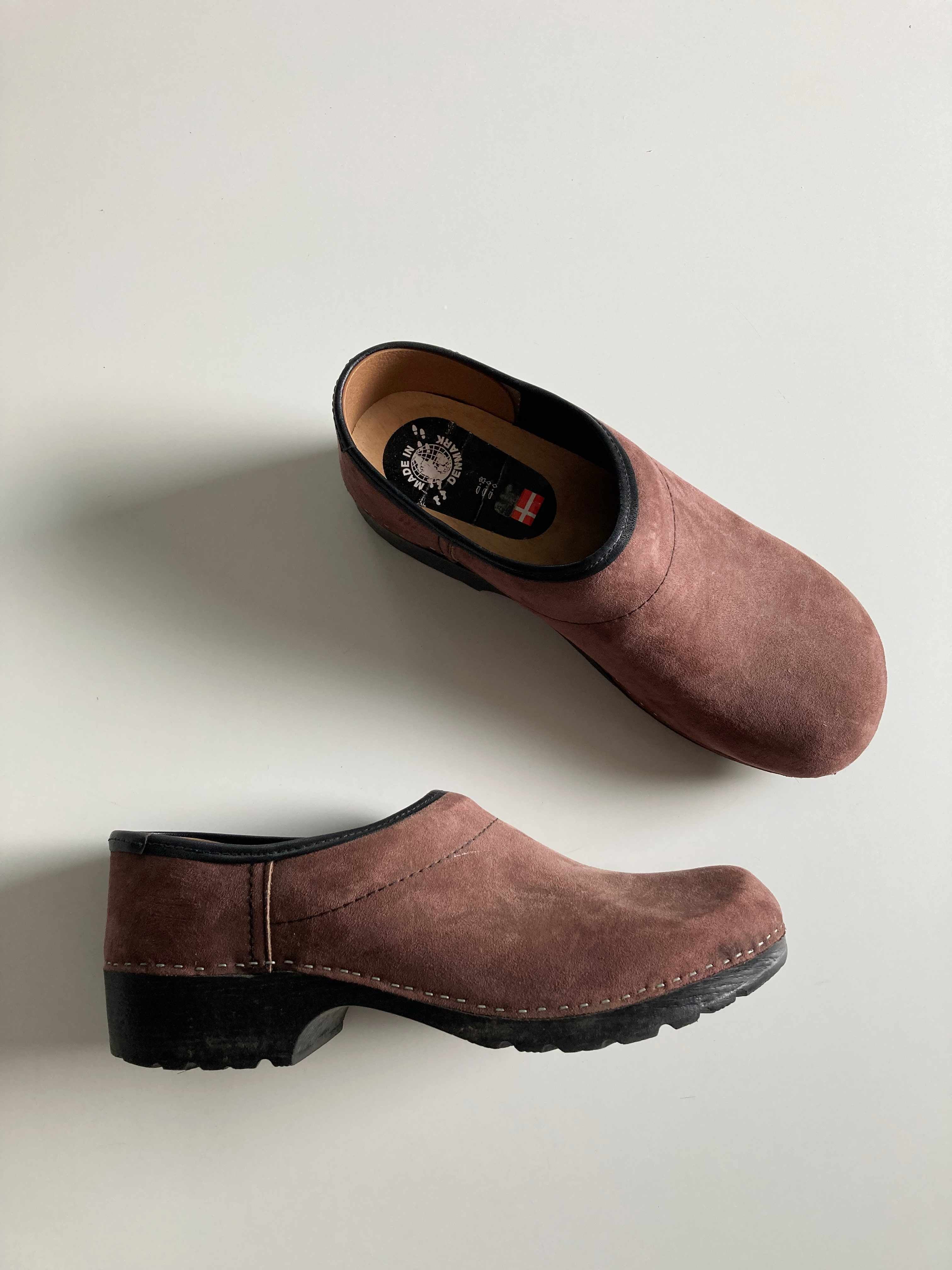 Schwedische Holzclogs Clogs braun 45 made in denmark Holzschuhe Hausschuhe