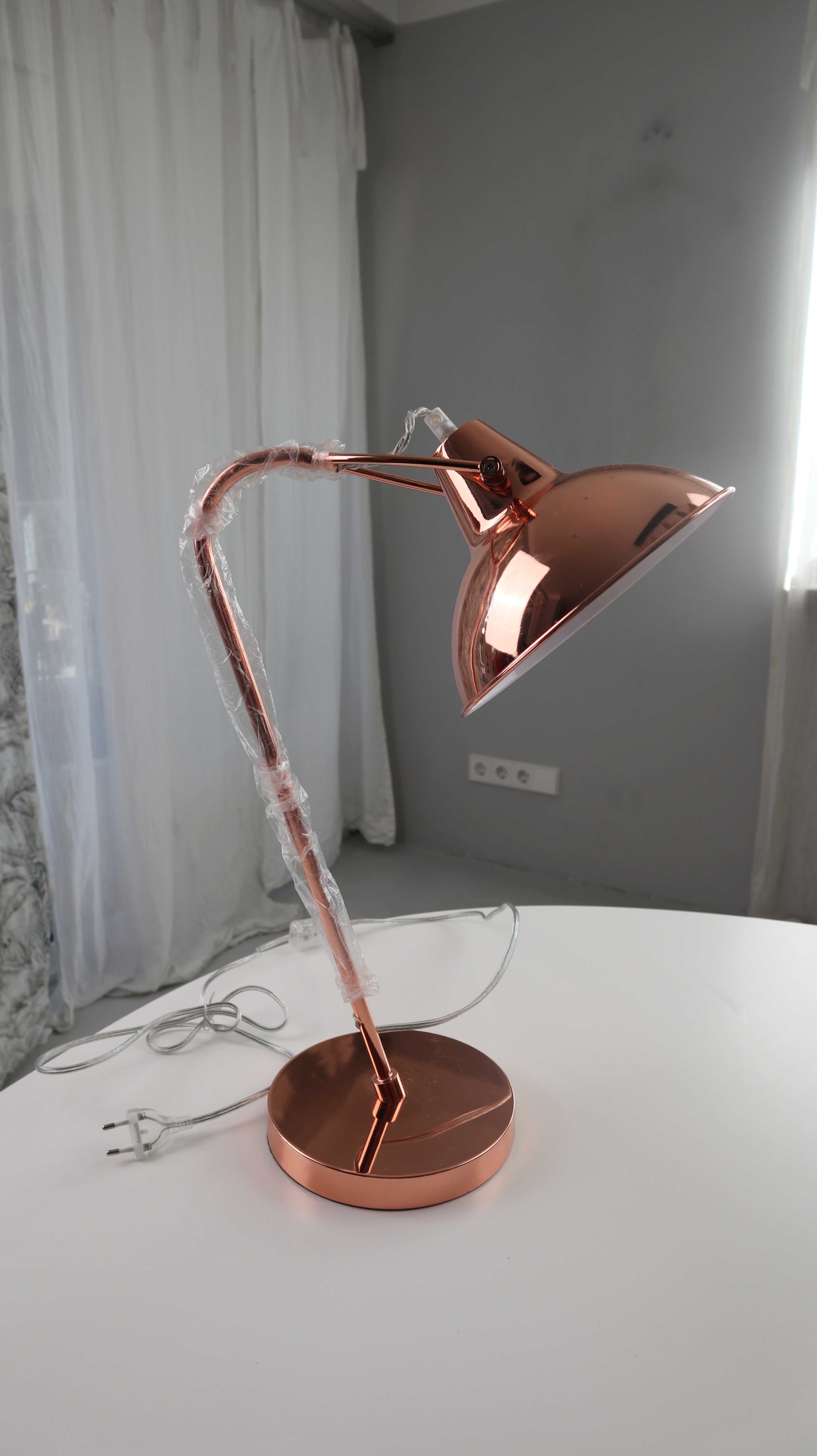 Impressionen Lampe Kupfer Neu Rosegold Tischlampe Schreibtischlampe