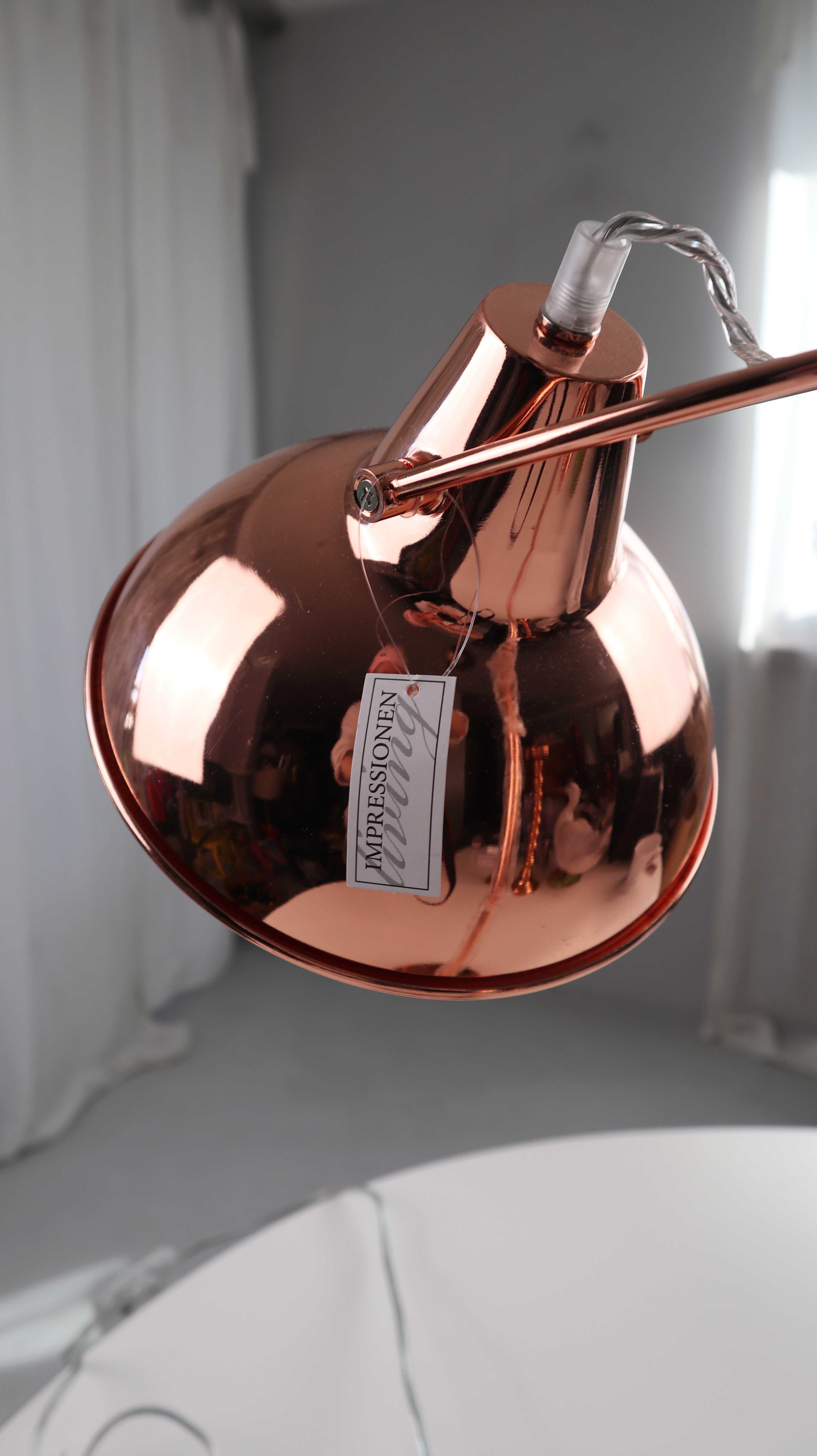 Impressionen Lampe Kupfer Neu Rosegold Tischlampe Schreibtischlampe