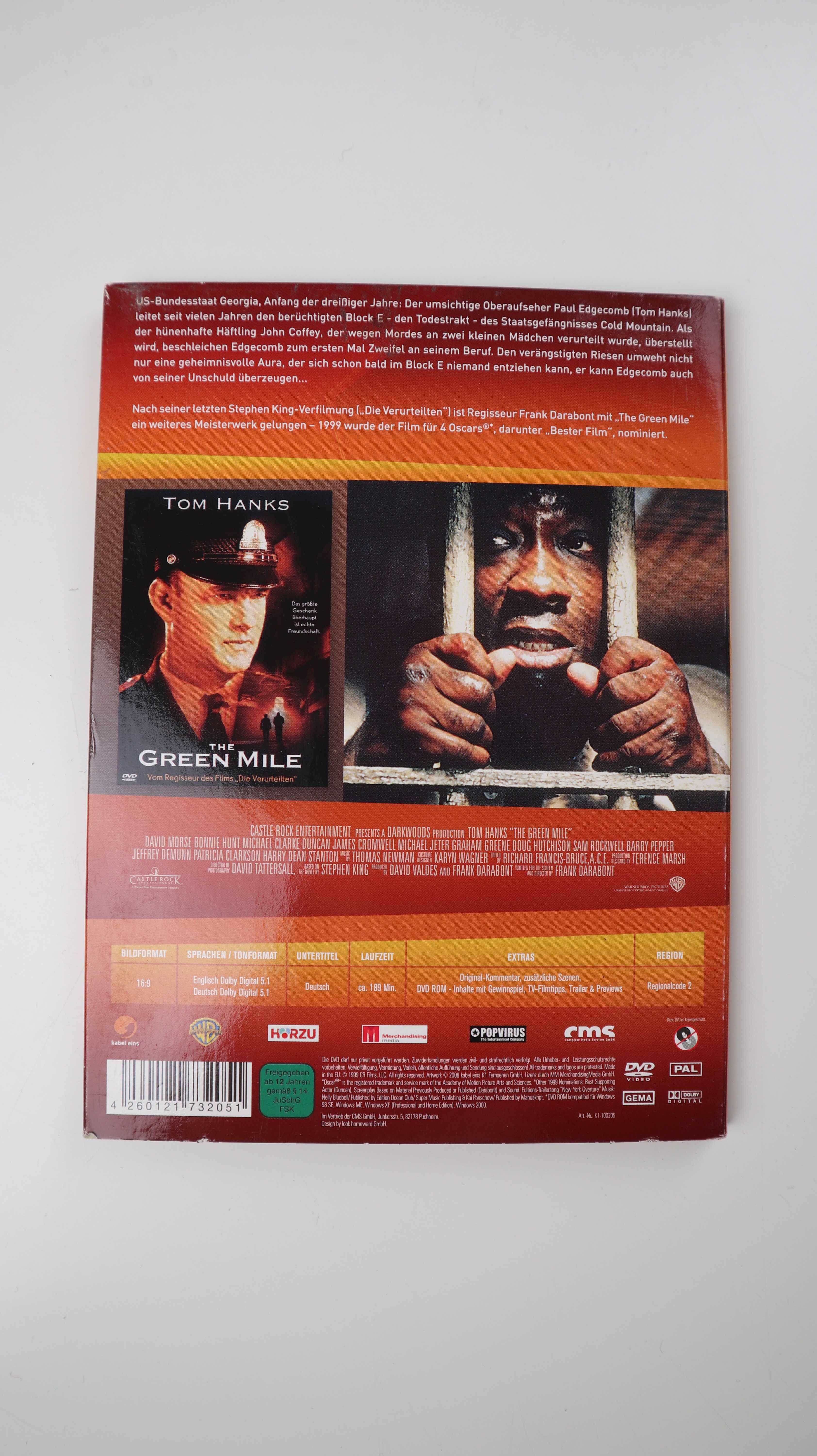 The Green Mile (Special Edition) Die besten Filme aller Zeiten 5 Dvd Film