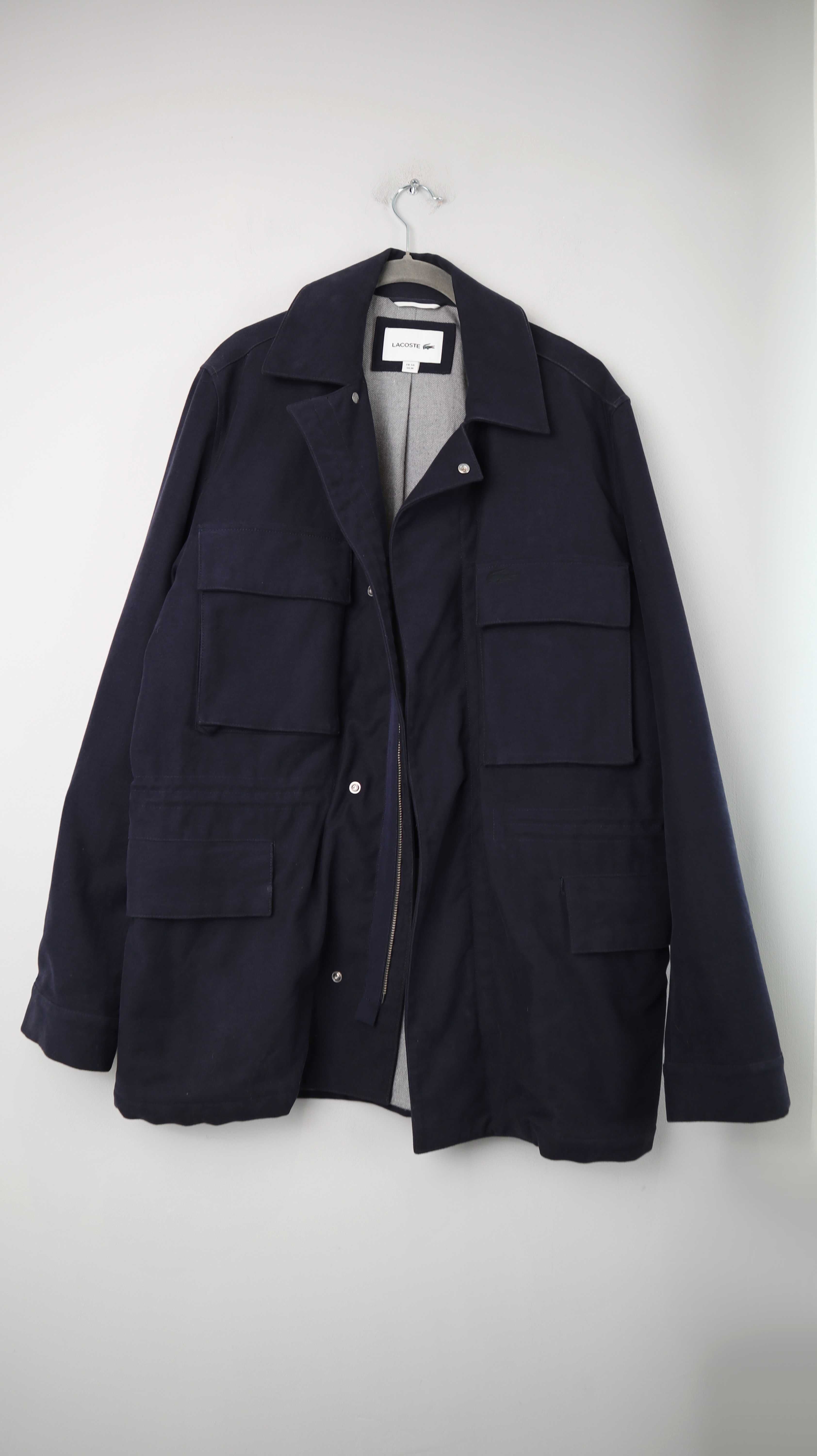 Lacoste Jacke Blau dunkelblau M Marineblau Übergangsjacke