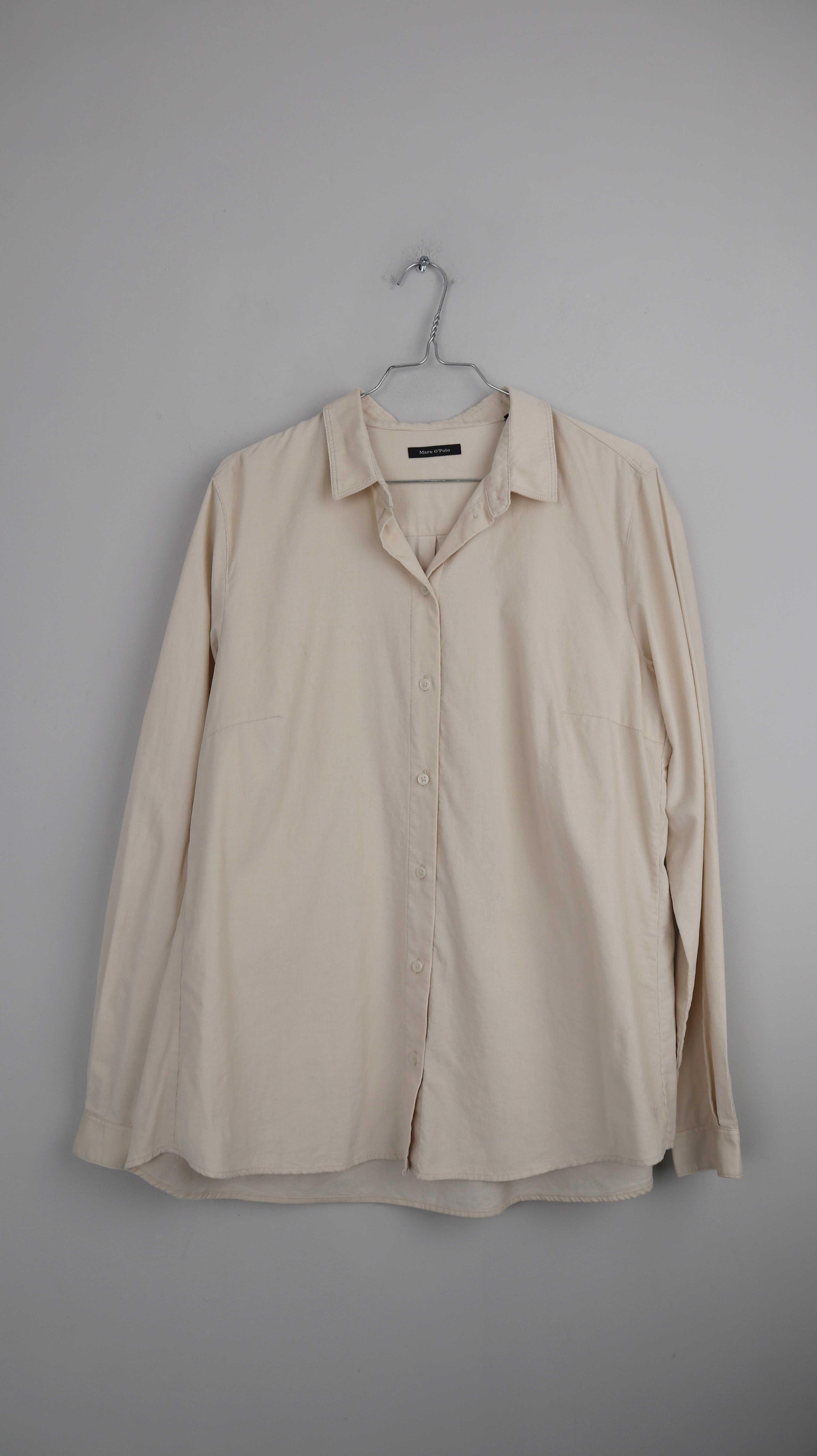Marc O'Polo Hemd Cordhemd Beige 42 Creme Cordhemd langärmlig