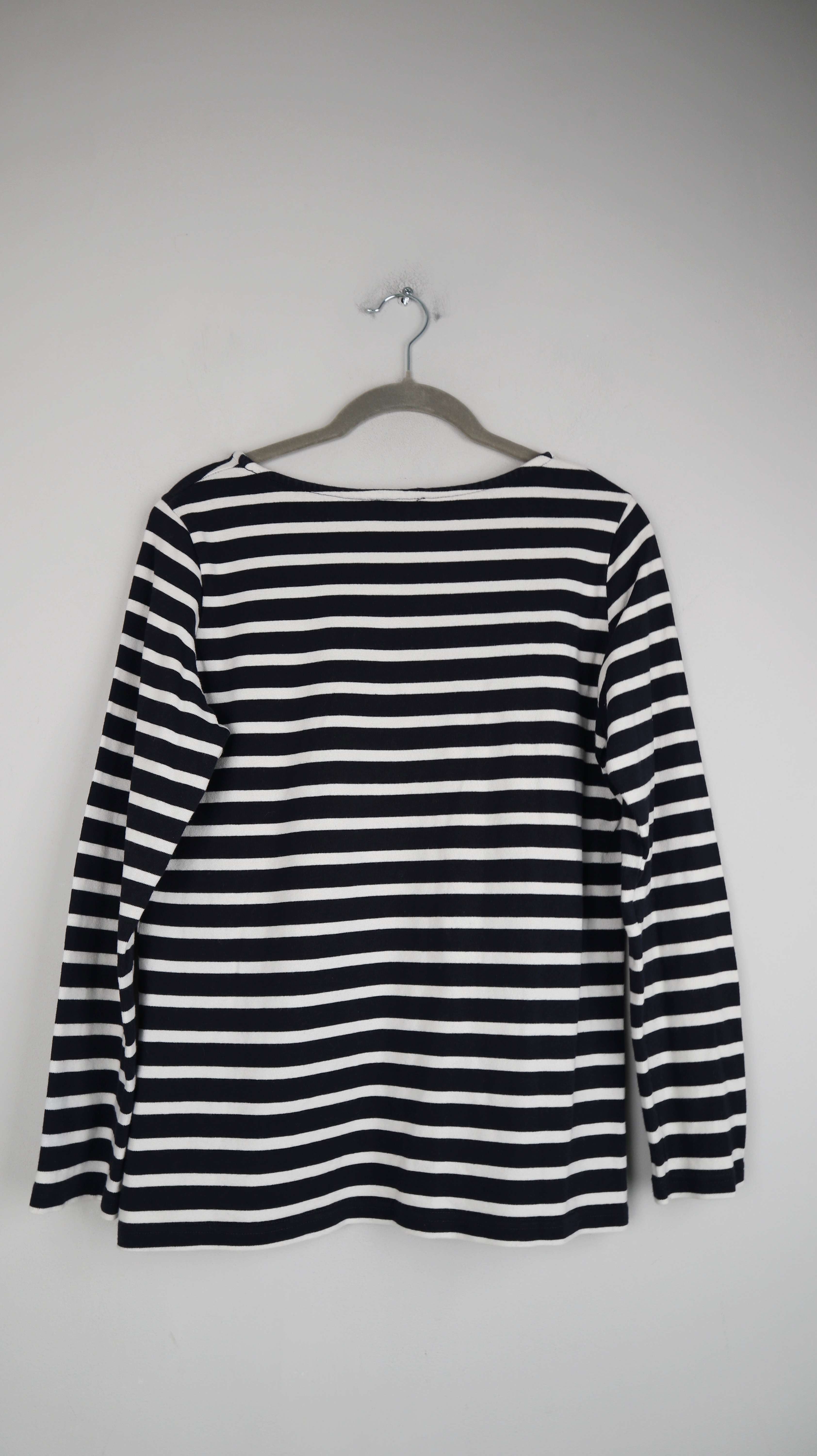 Sienna Shirt Longsleeve blau weiß gestreift 38 M almost french