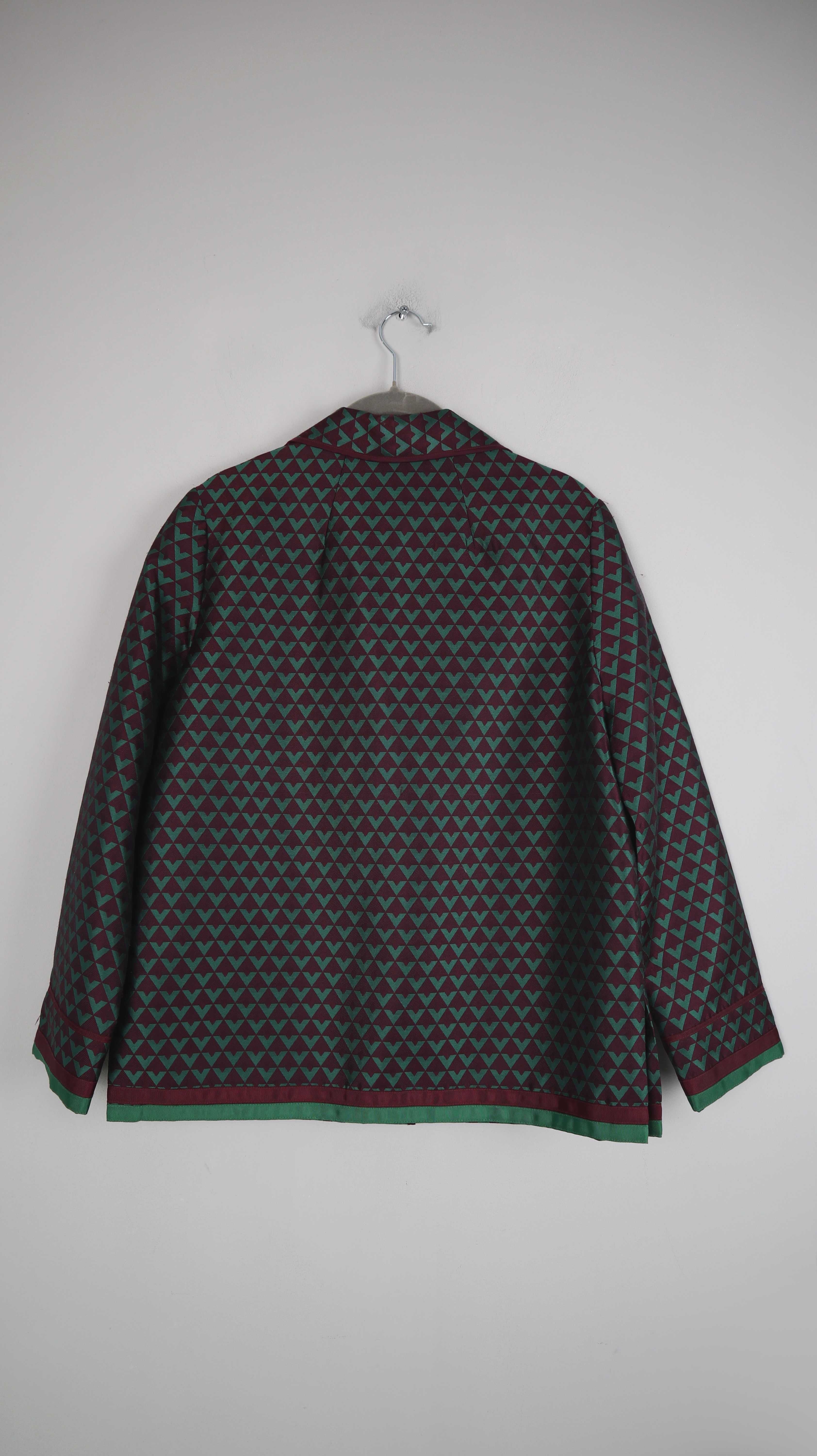 H&M Blazer Jacke 36 S braun grün boxy Oversized