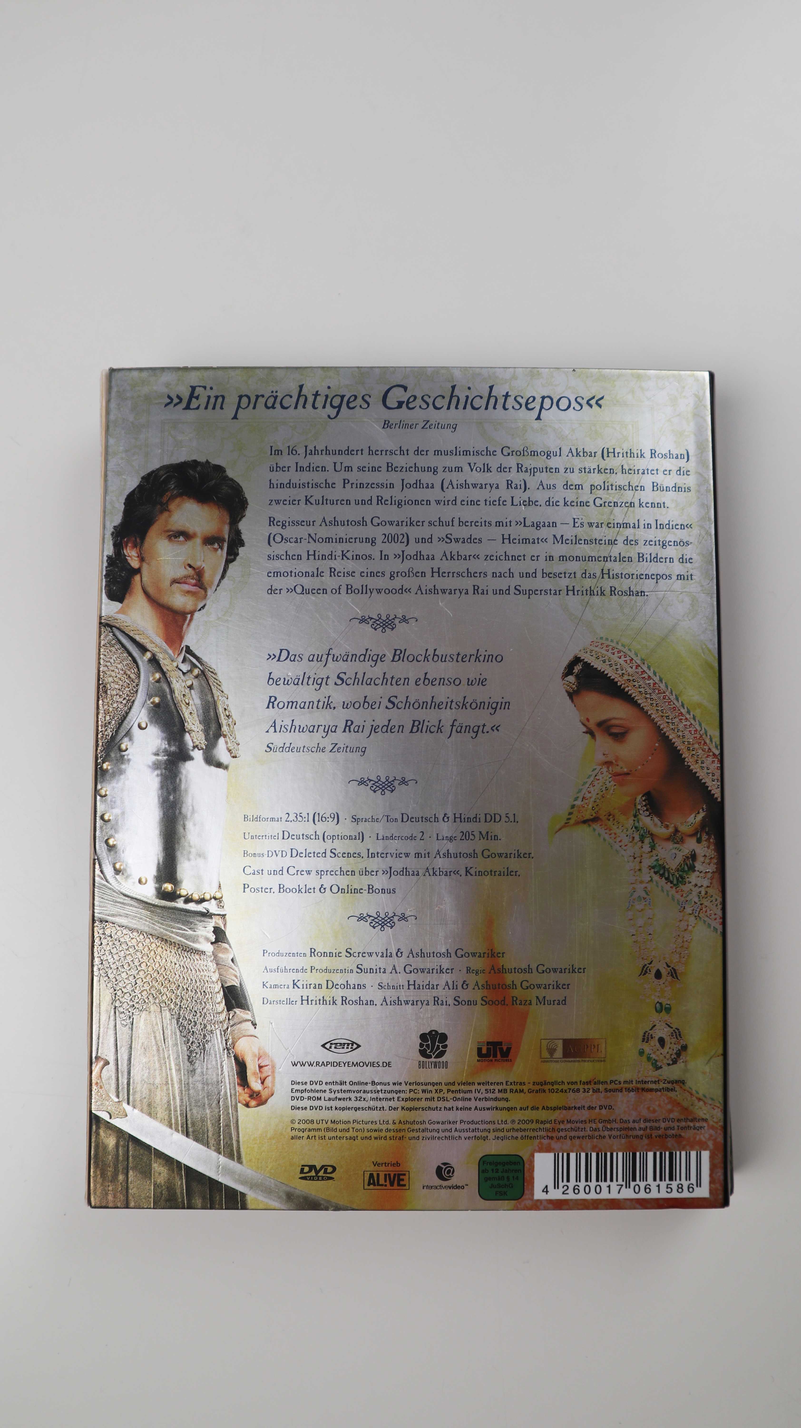 Jodhaa Akbar - Special Edition (3 DVDs) Film Dvd