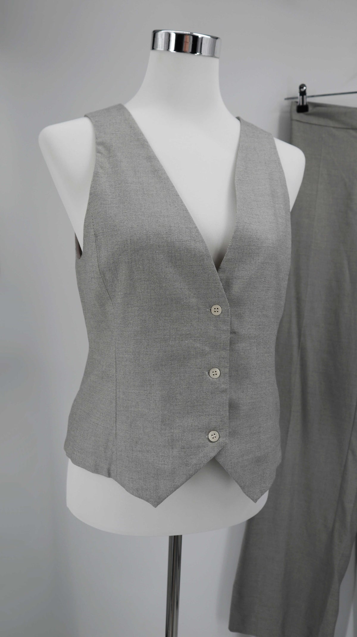 Jan N' June Set Anzug Hose Weste Grau 38 M Neu Aros Cloud 36 S
