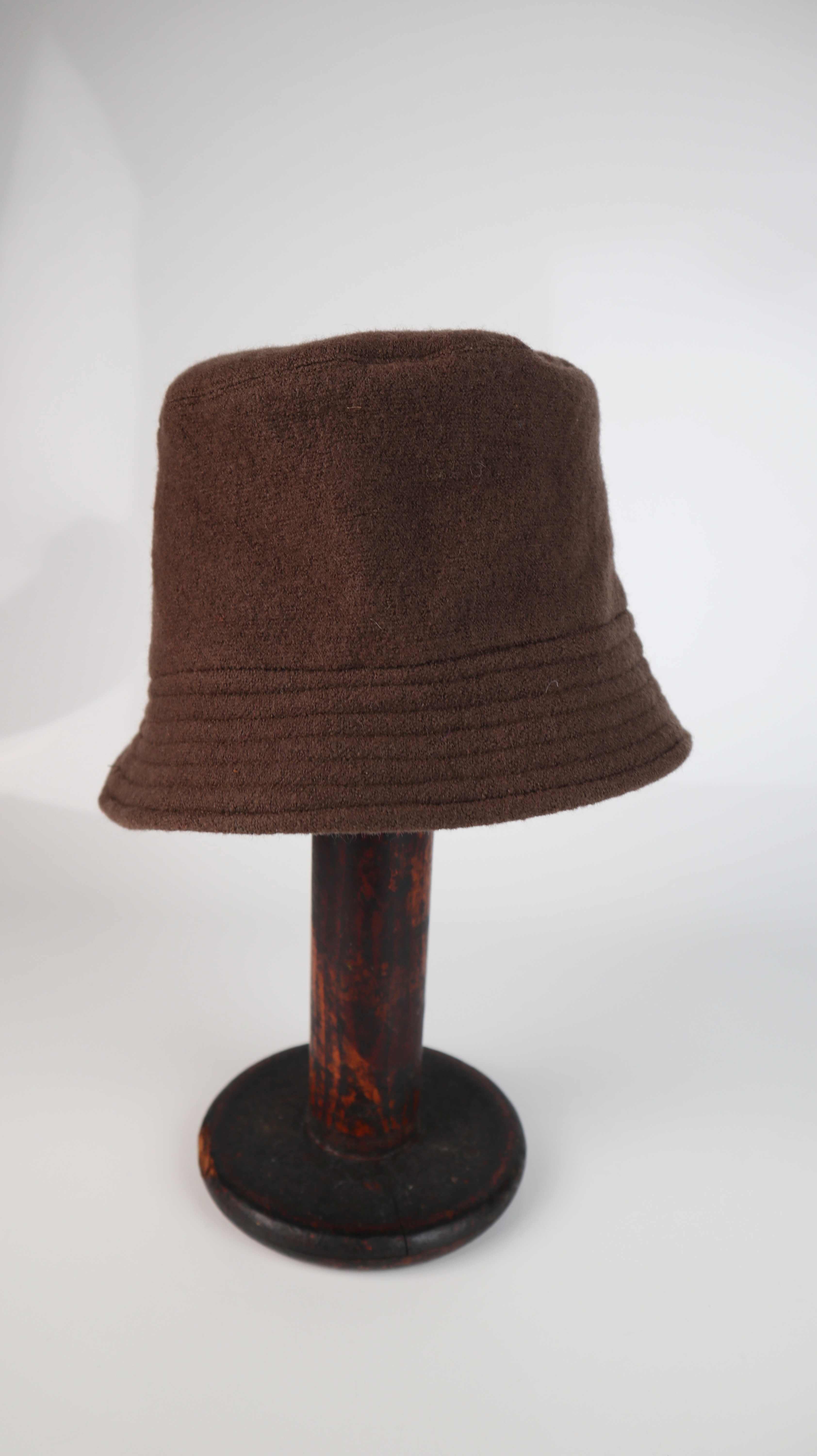 Angie Miller hut braun 57 Bucket Hat Anglerhut dunkelbraun