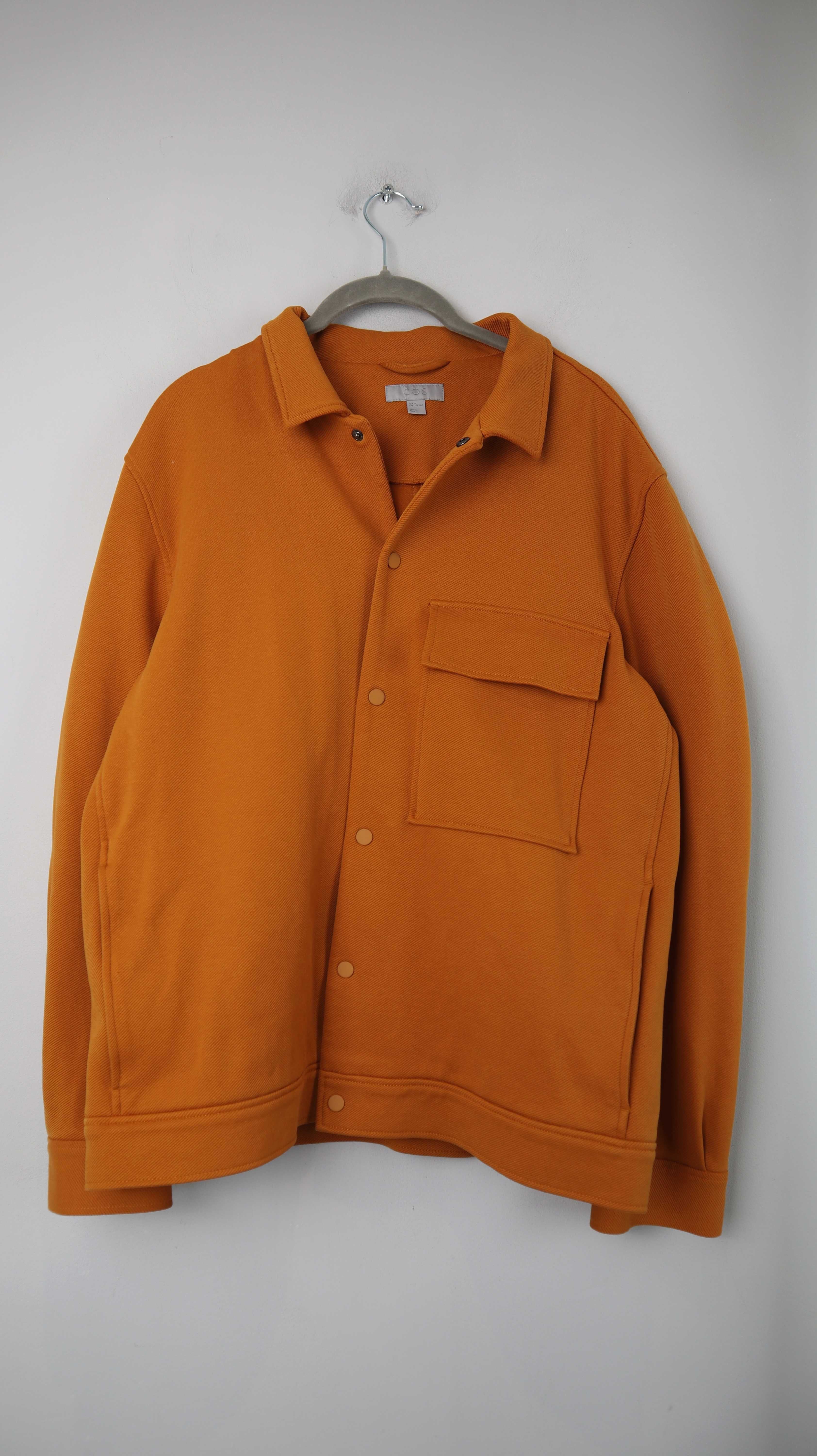 Cos Jacke Orange M basic einfarbig Mustard Knöpfe
