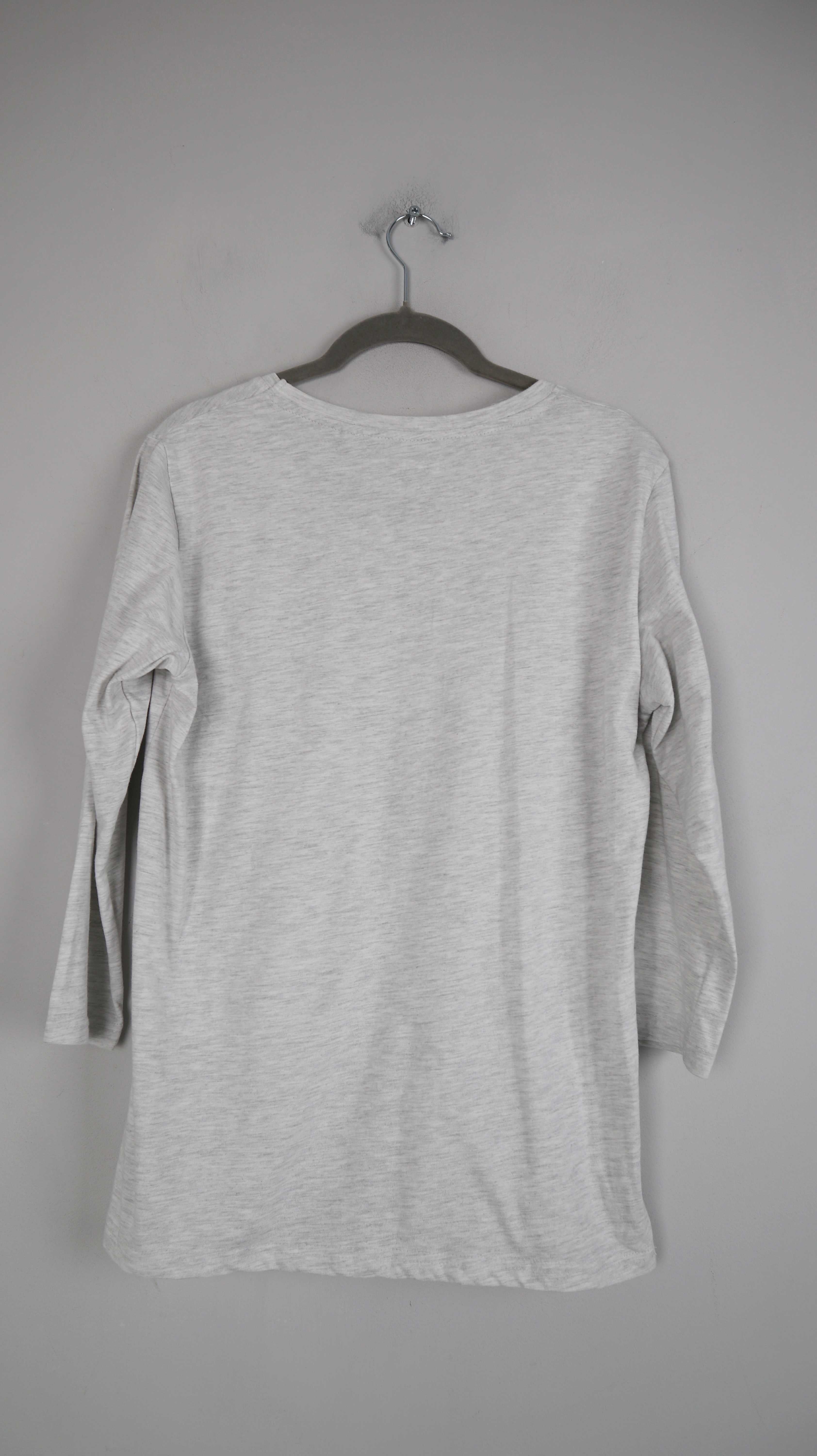 Infinity Shirt Longsleeve Grau XL Hellgrau Oberteil