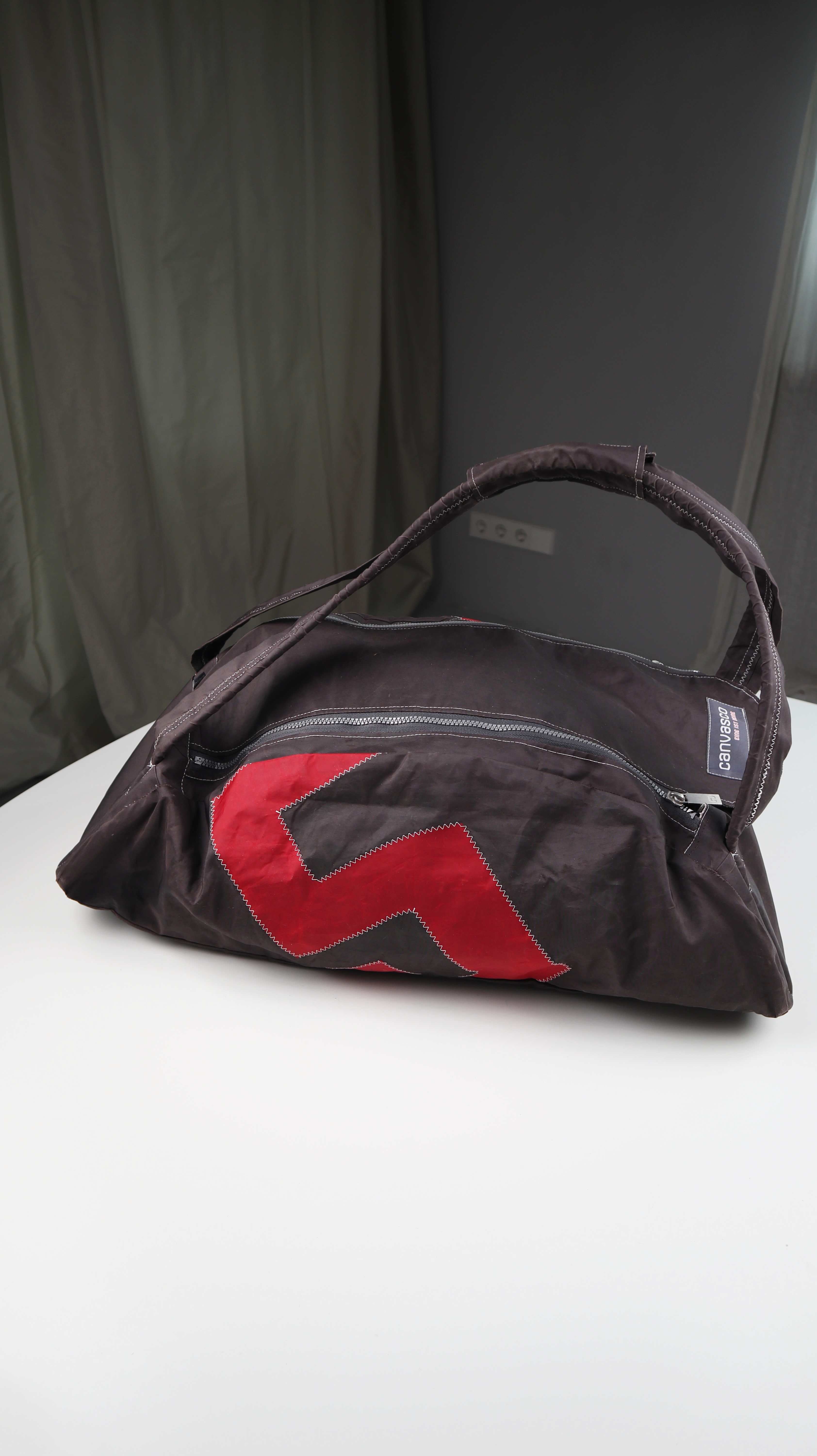 Canvasco Tasche Reisetasche braun rot Rucksack Urban Bag