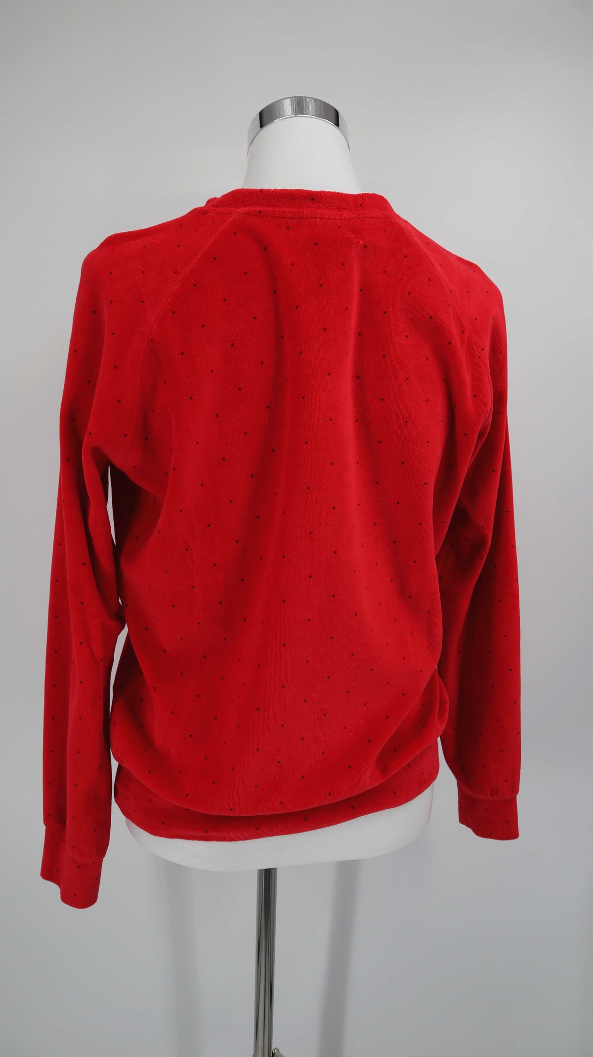 &other stories Pullover rot Samt Samtpullover gepunktet 36 S