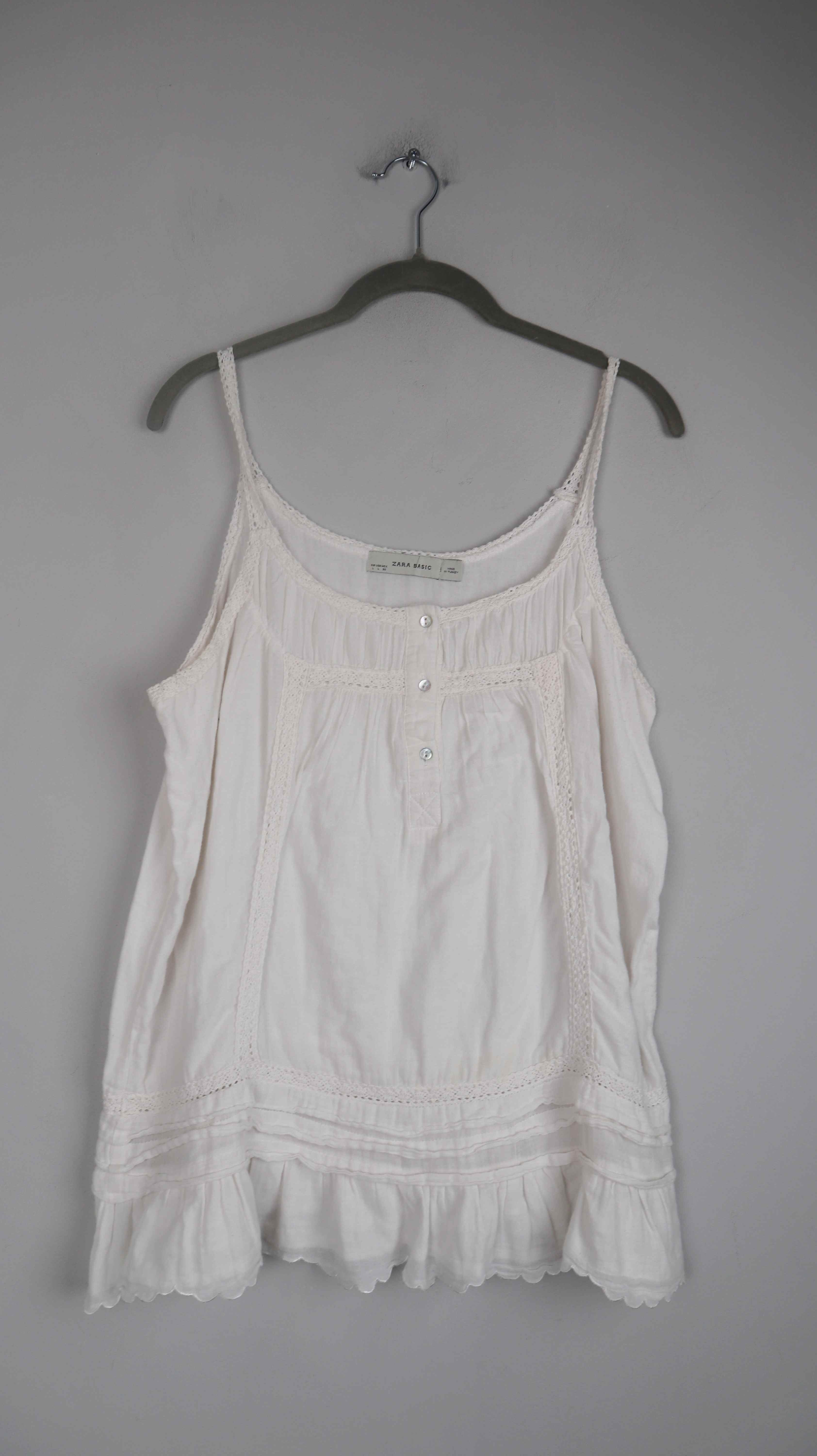 Zara basic Top 40 L Tanktop Shirt Oberteil