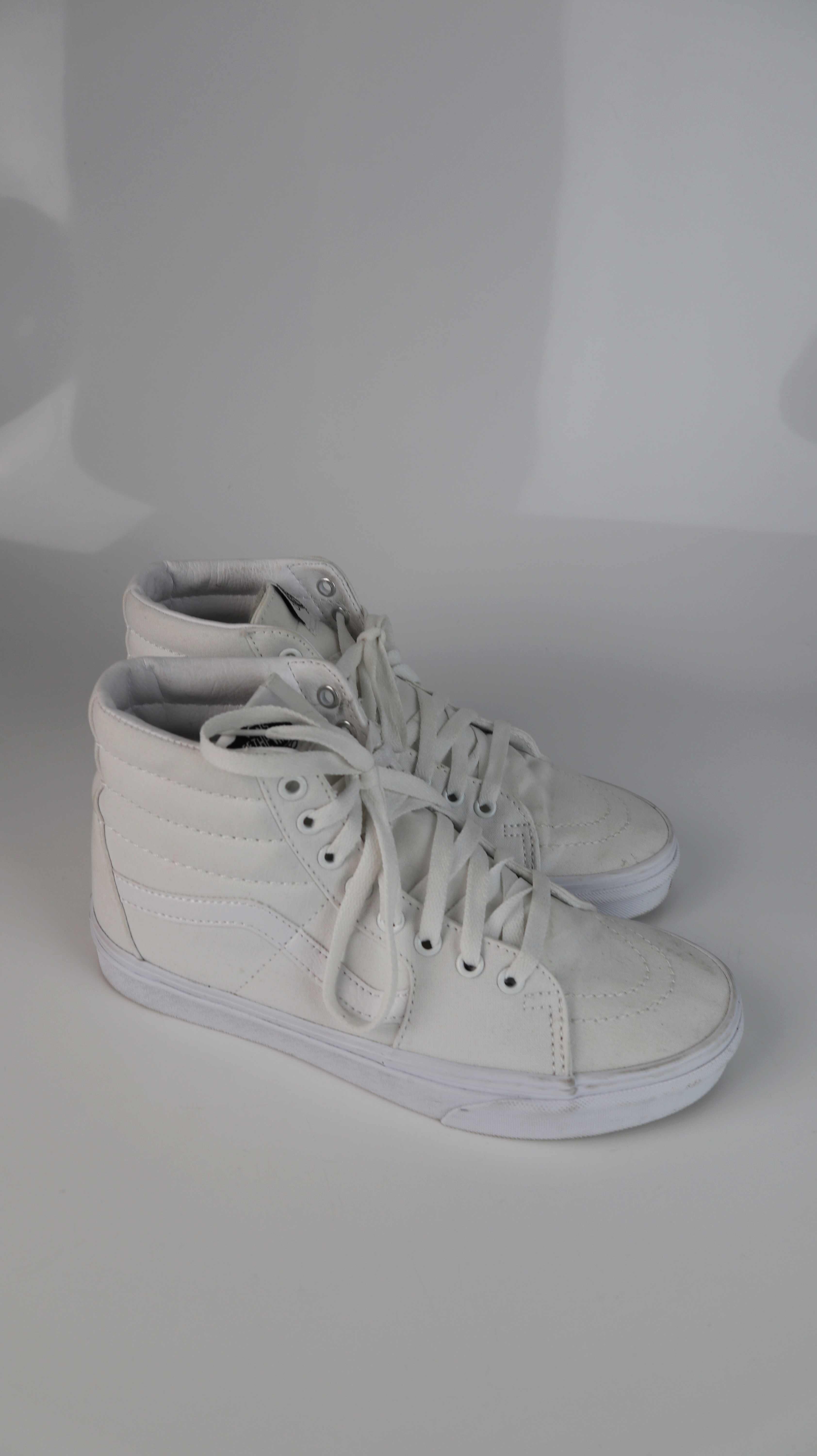 VANS Sneaker High SK8-HI Weiß Weiss einfarbig 40