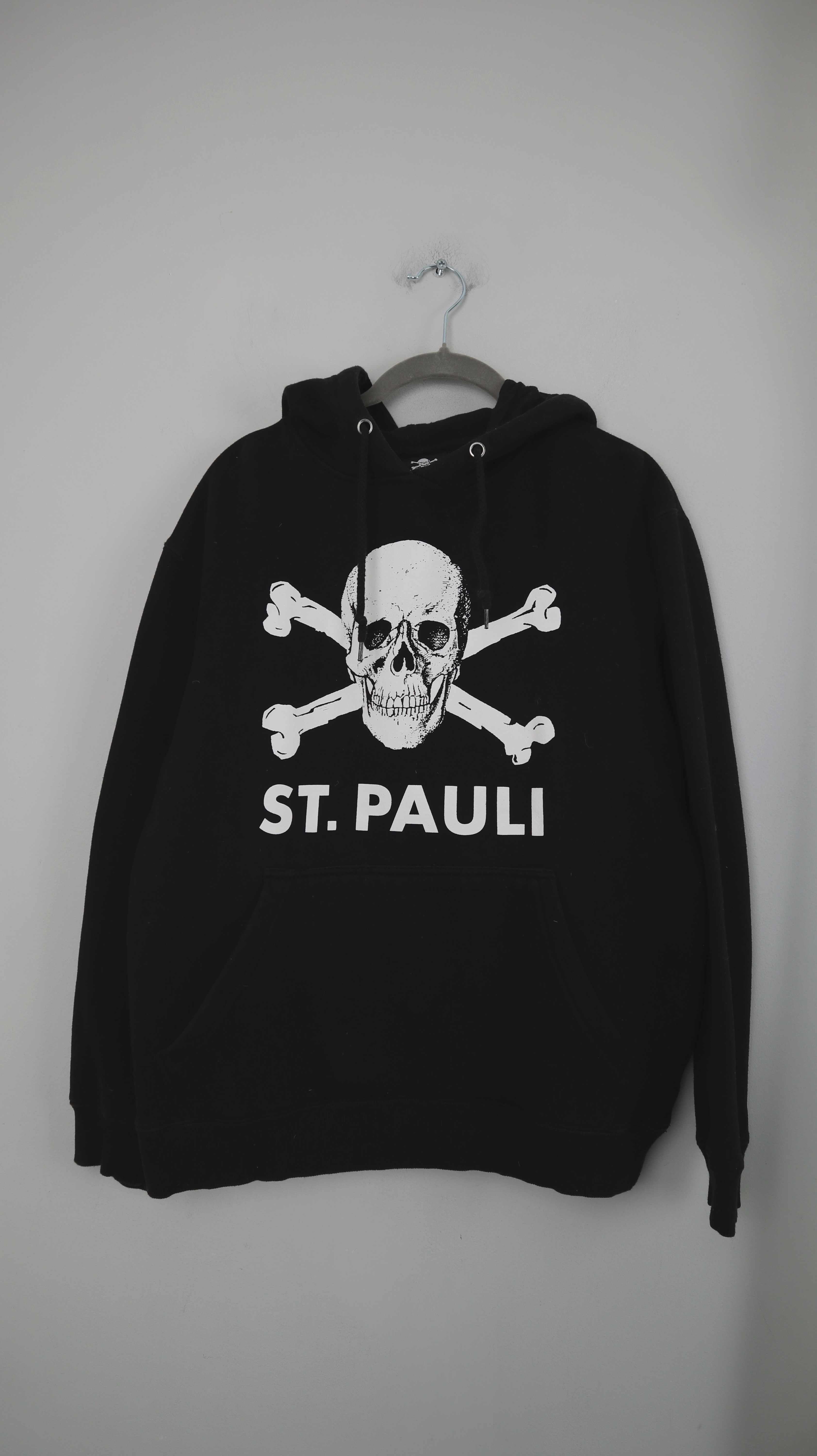 St. Pauli Hoodie Sweater Kapuzenpullover Pullover schwarz 36 S