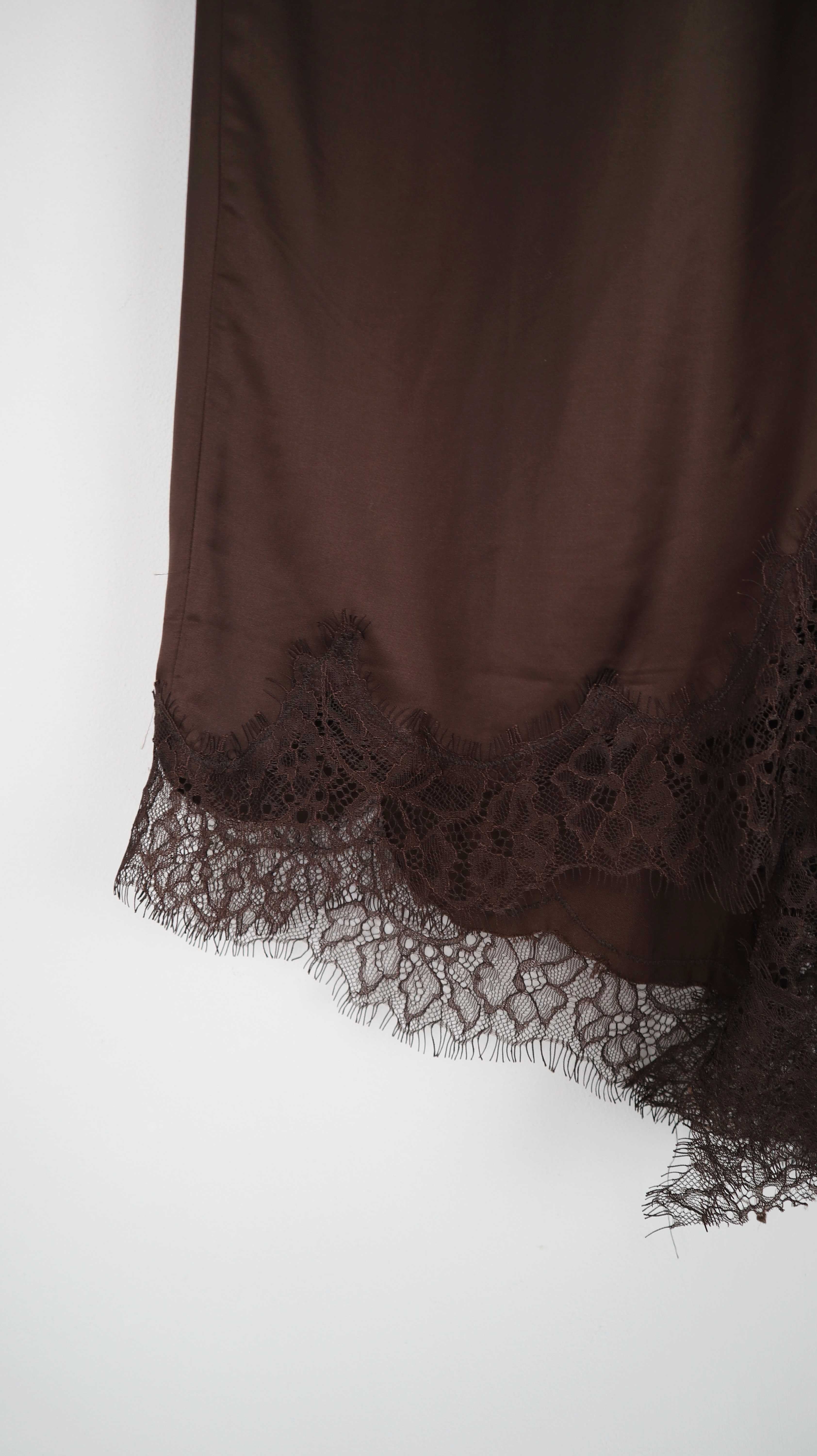 Second Female Rock braun Spitze 38 M Lacia Skirt dunkelbraun