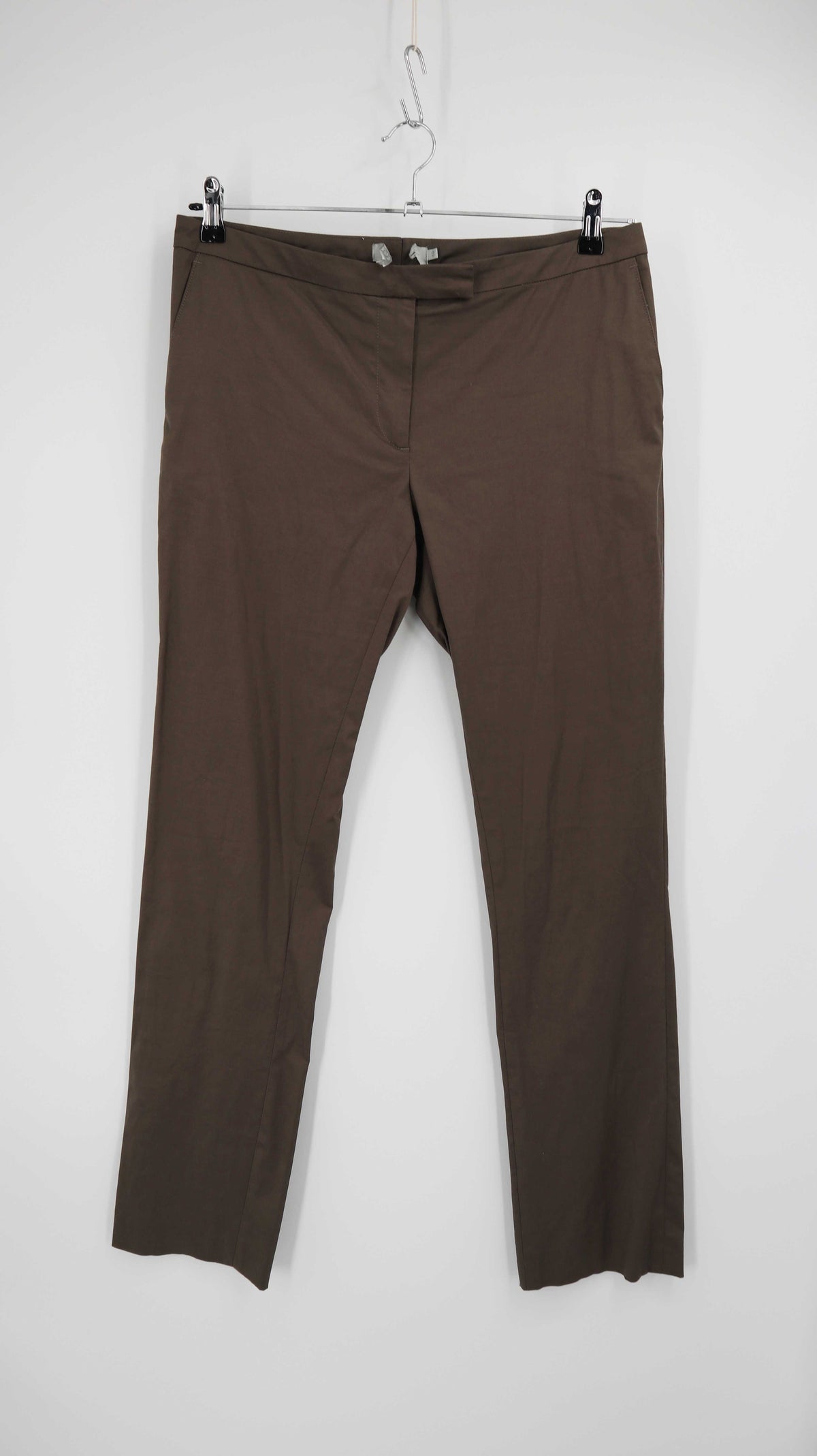 COS Hose braun straight fit 40 L Anzughose hellbraun
