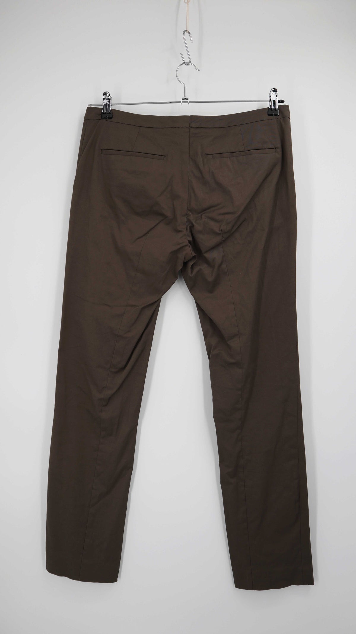 COS Hose braun straight fit 40 L Anzughose hellbraun
