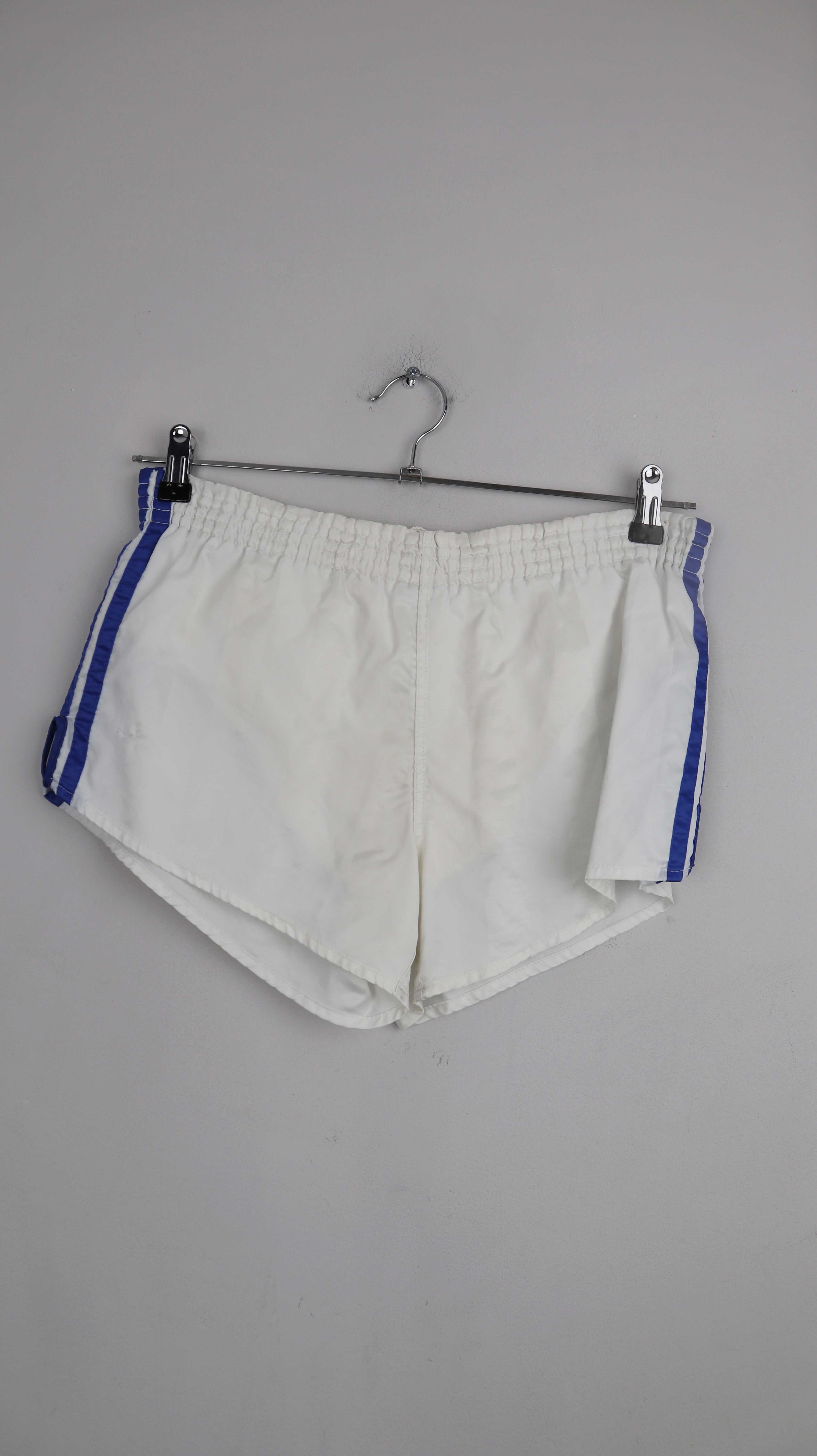 Adidas Shorts true Vintage kurze Hose weiß weiss blau 36 S Tennisshorts
