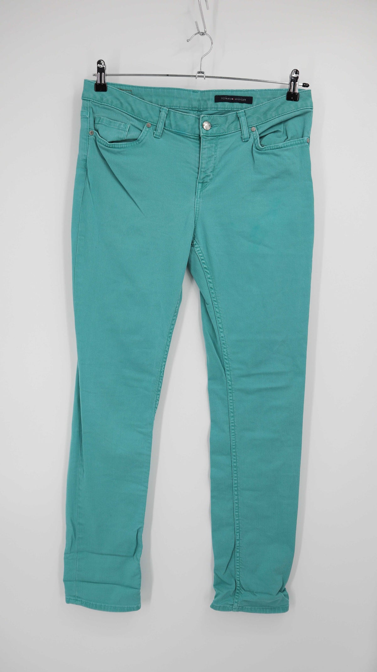 Tommy Hilfiger Hose Türkis Blau Petrol 40 L Jeans