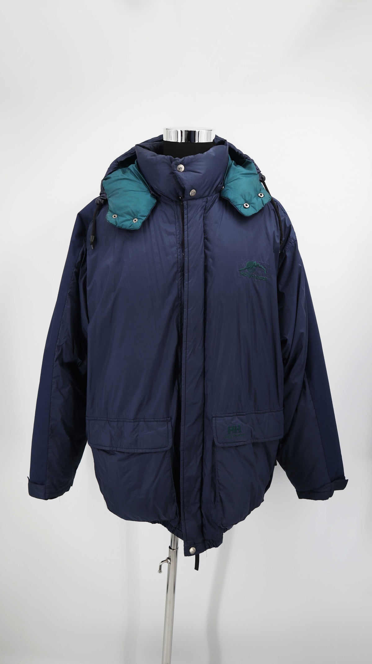 Helly Hansen Jacke Daunenjacke Blau M Steppjacke Winterjacke 50-52 44 Segeljacke
