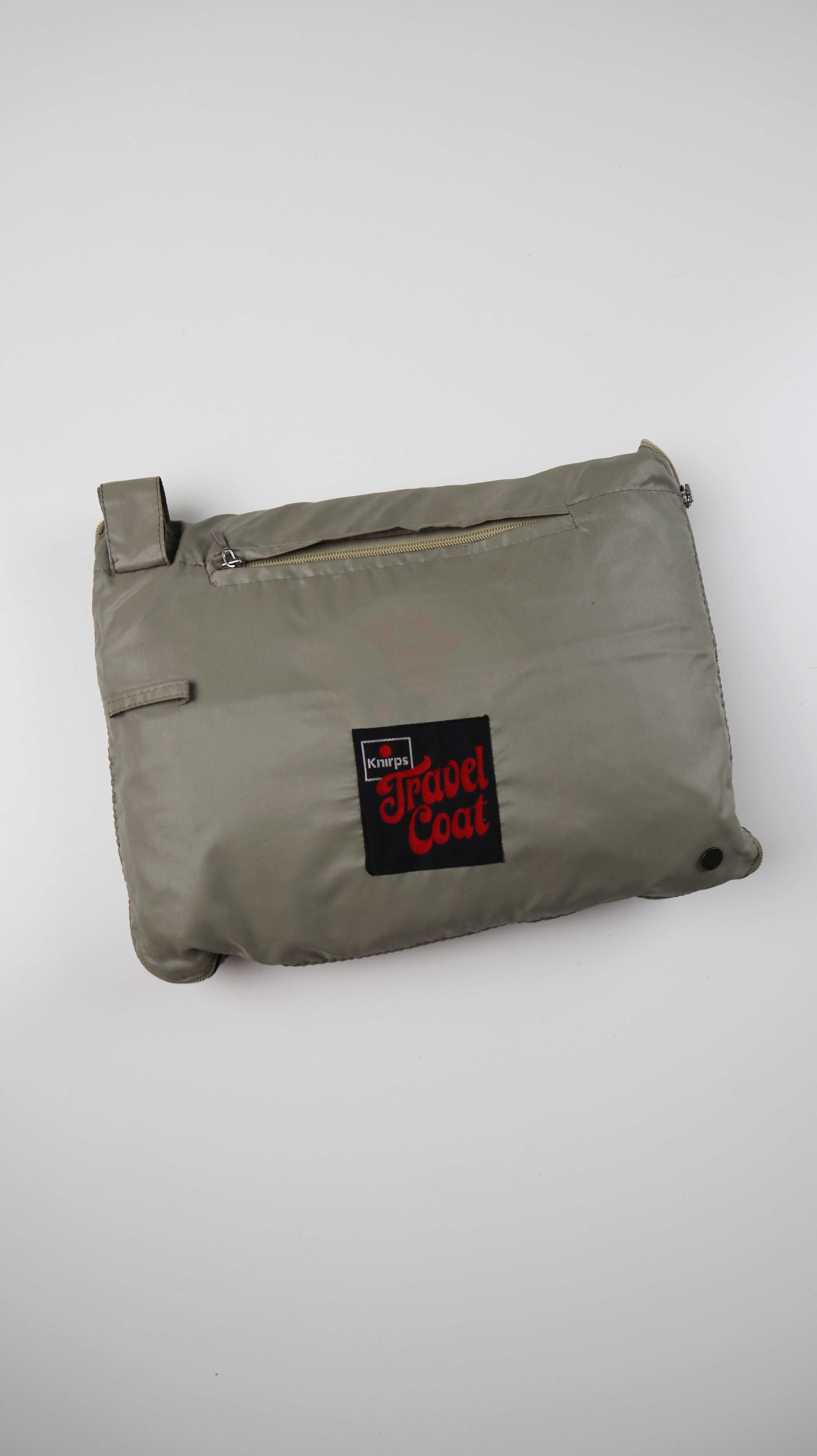 Knirps Travel Coat Trenchcoat Grün Regenjacke Regenmantel Reisejacke 40 42
