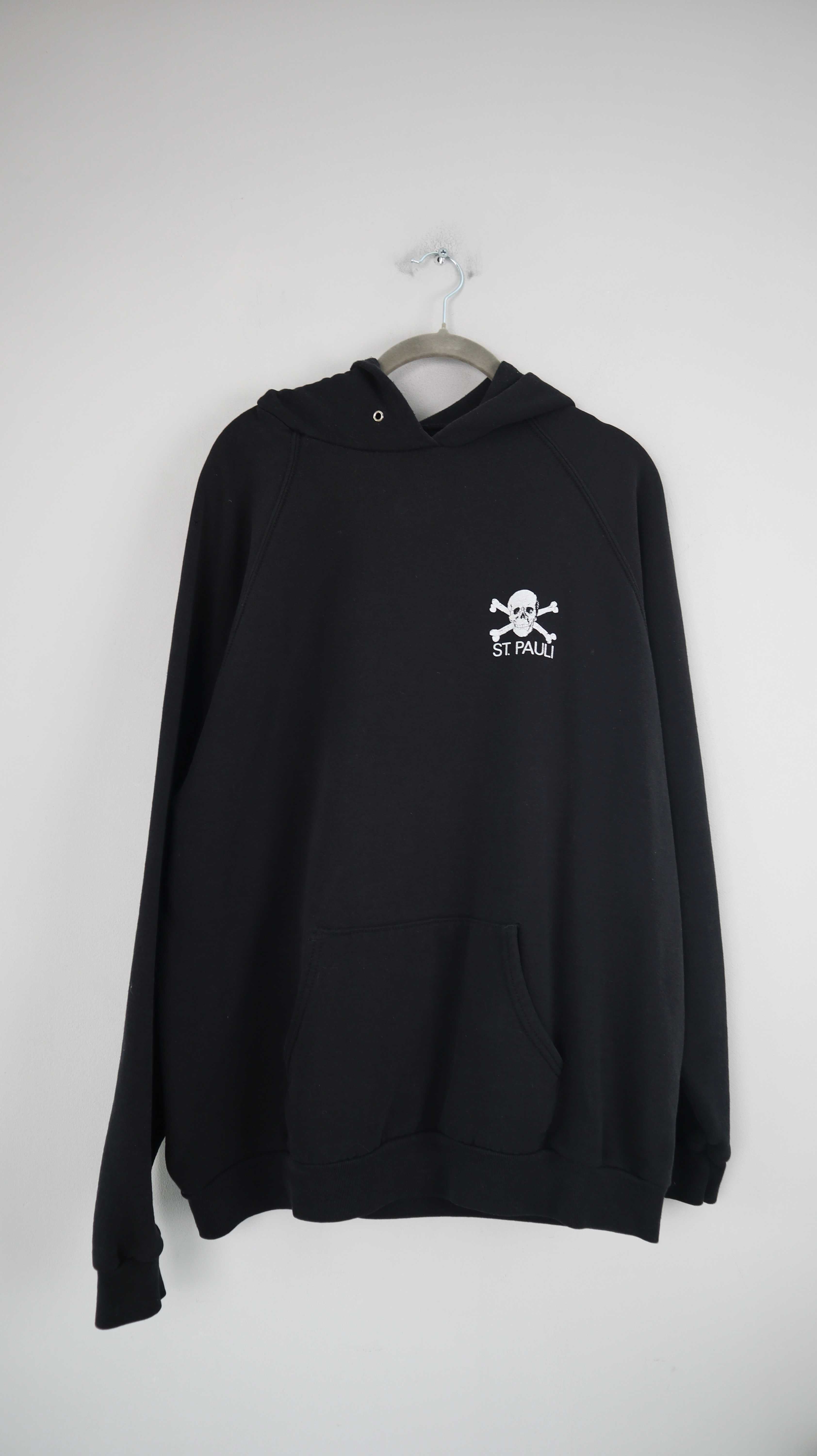 St. Pauli Pullover Sweater Hoodie schwarz XL Ultra Sankt Pauli basic Kapuzenpullover