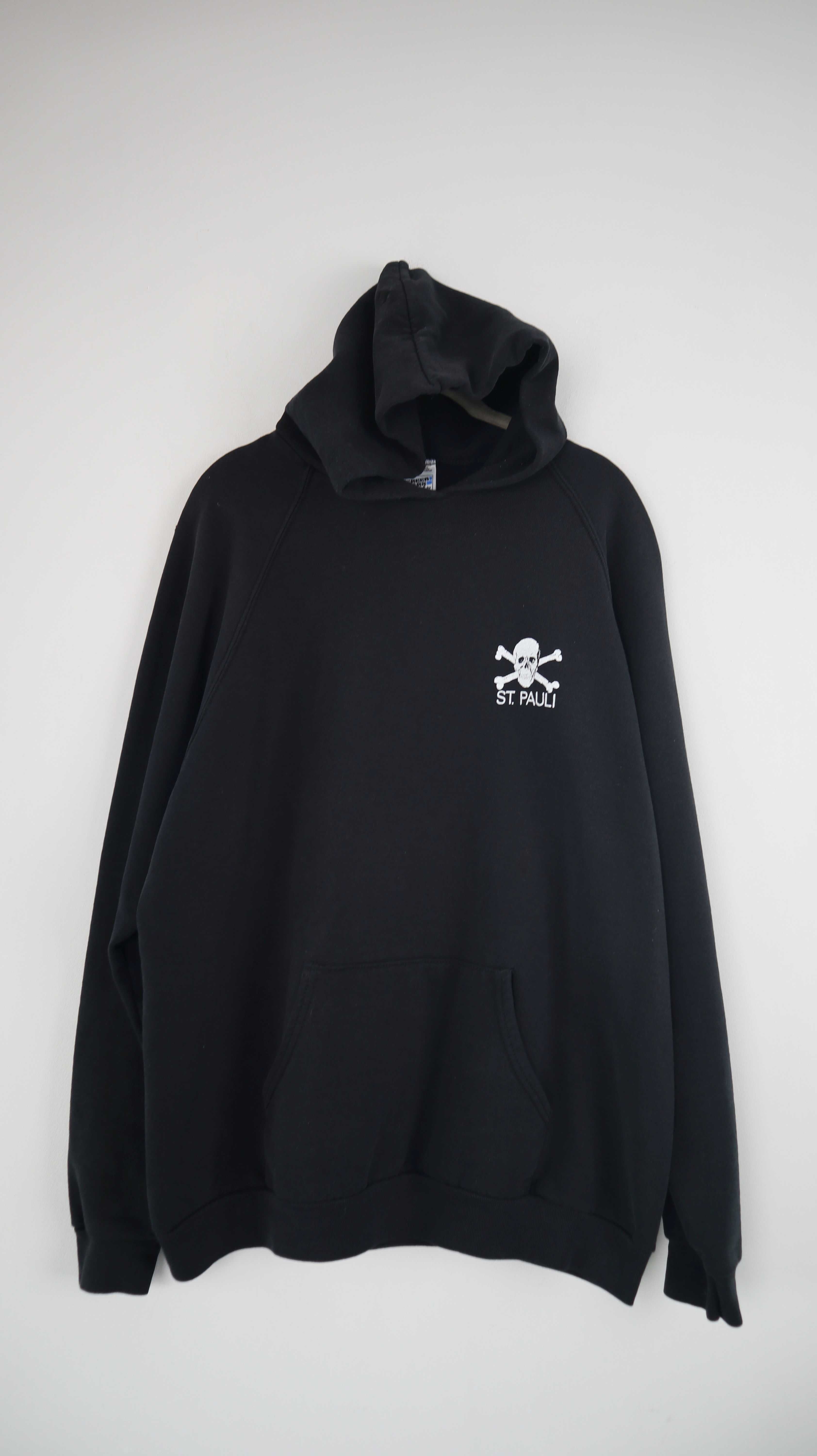 St. Pauli Pullover Sweater Hoodie schwarz XL Ultra Sankt Pauli basic Kapuzenpullover