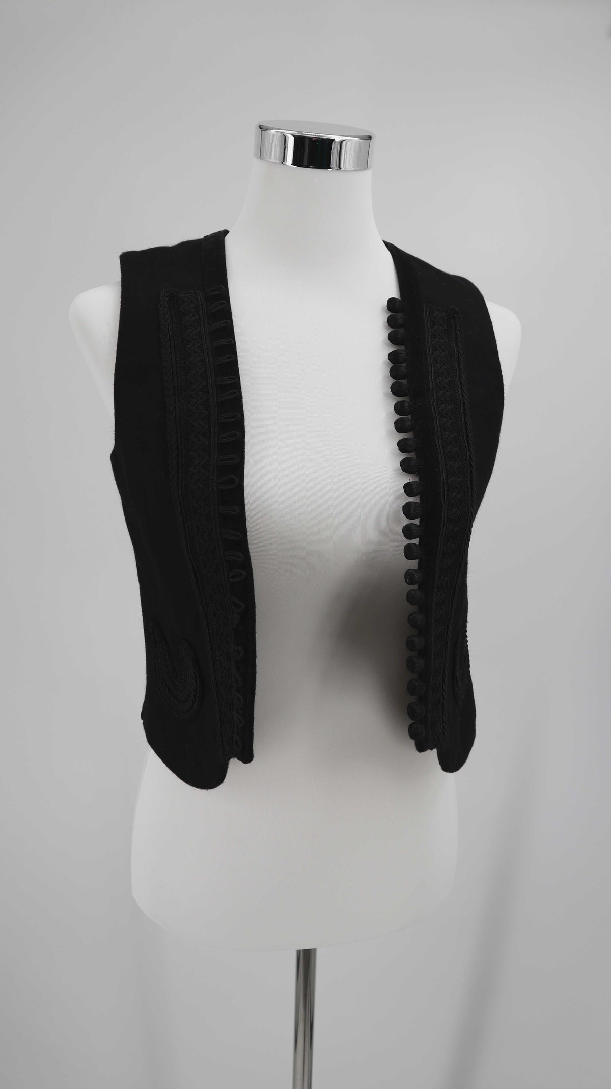 Closed Weste schwarz 36 S Wolle Hippie Wollweste Bohemian