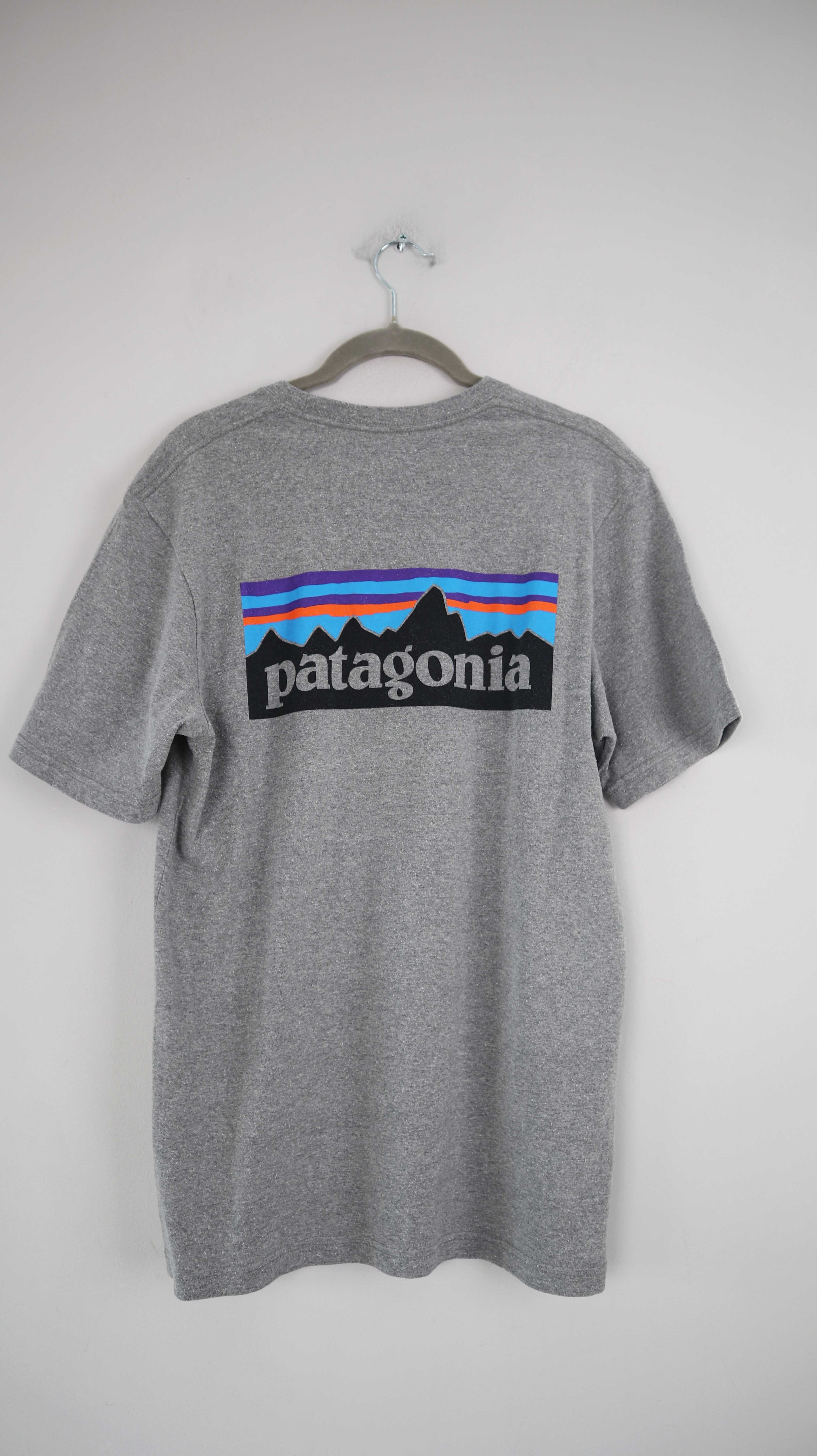 Patagonia T-Shirt Shirt Oberteil Grau S regular fit basic einfarbig