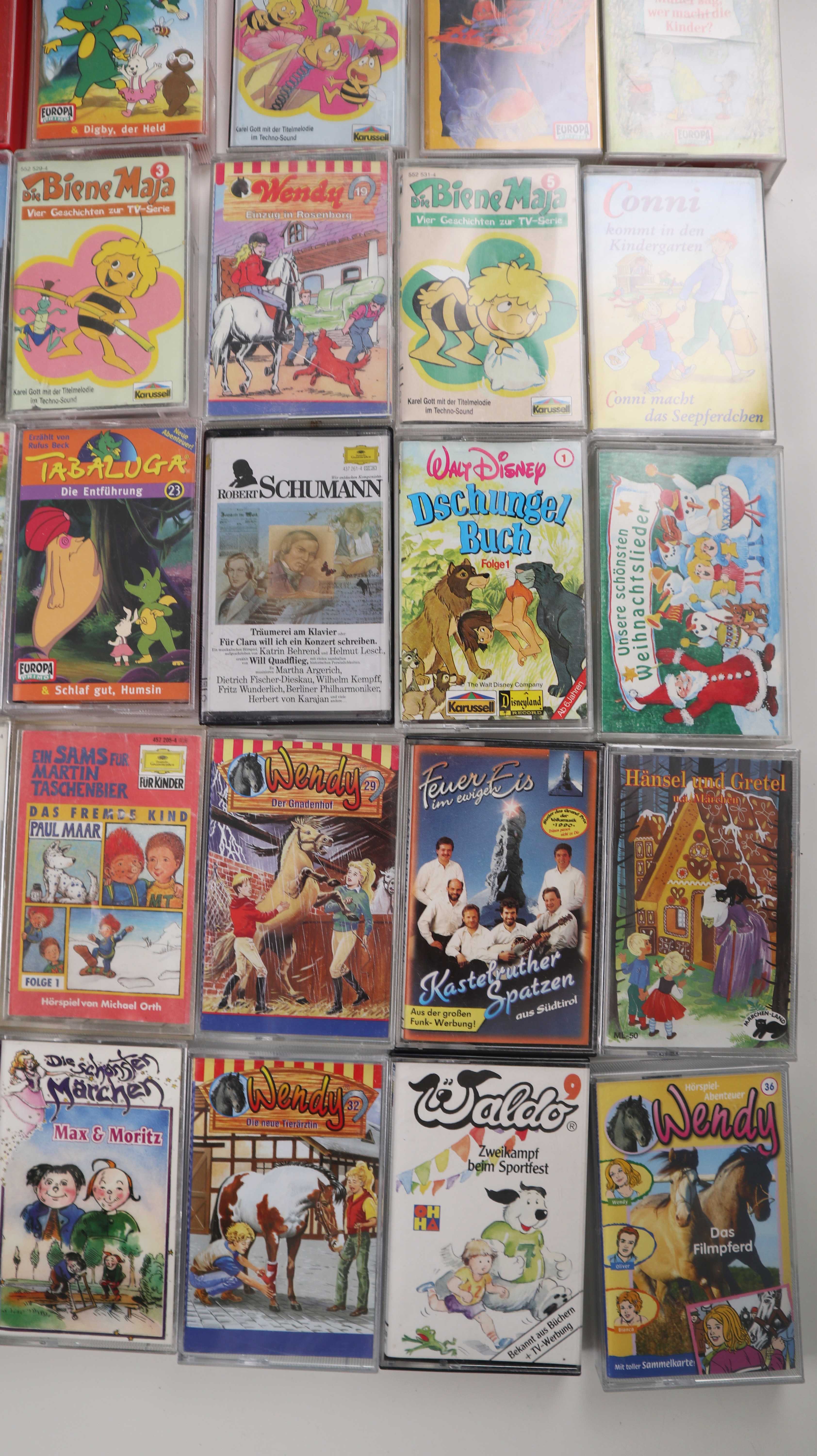 Sammlung Kassetten Sams Wendy Conny Tabaluga Asterix Kinderkassetten