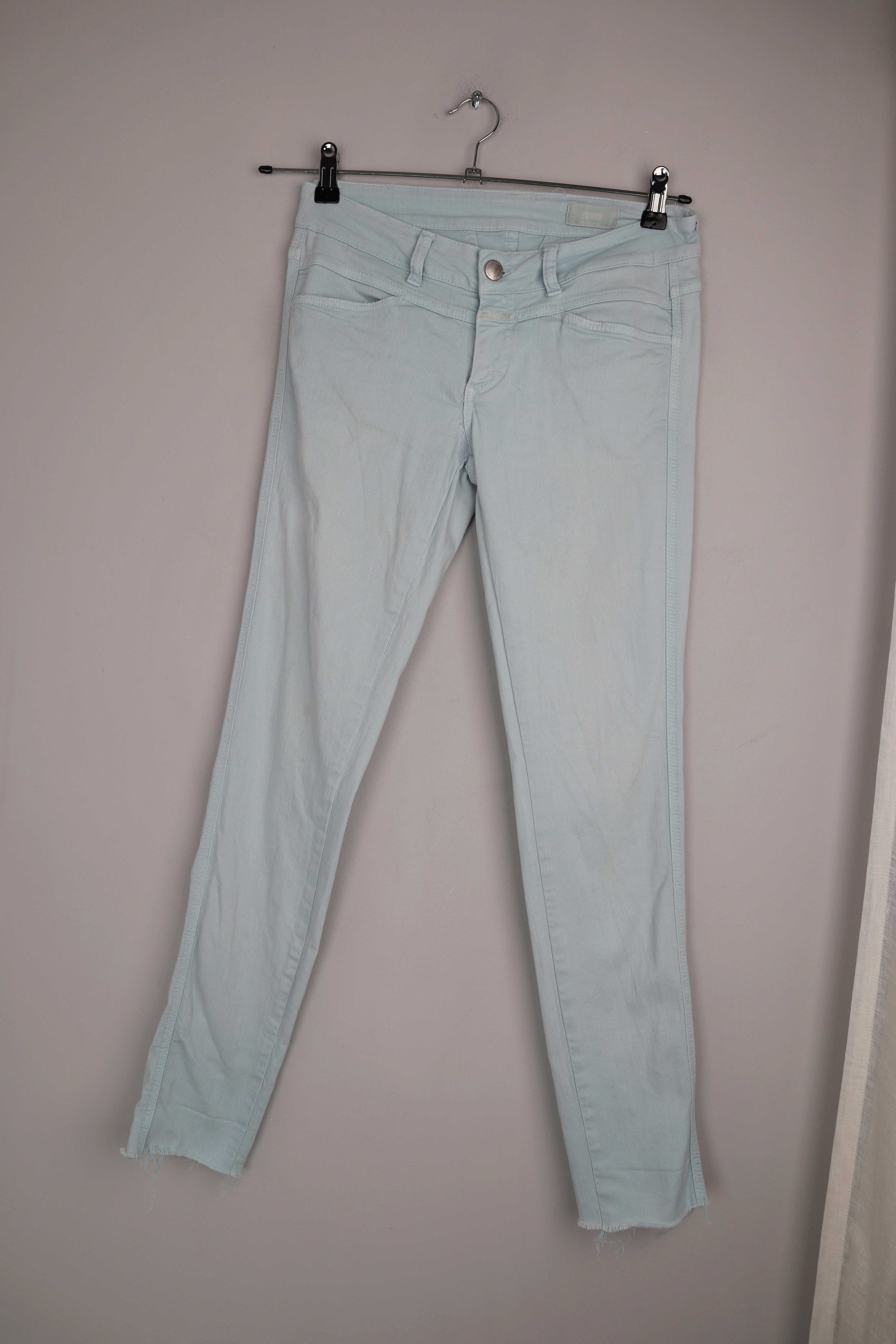Closed Hose Blau Hellblau Slim Röhrenhose 28 Hellblau Türkis 38 M