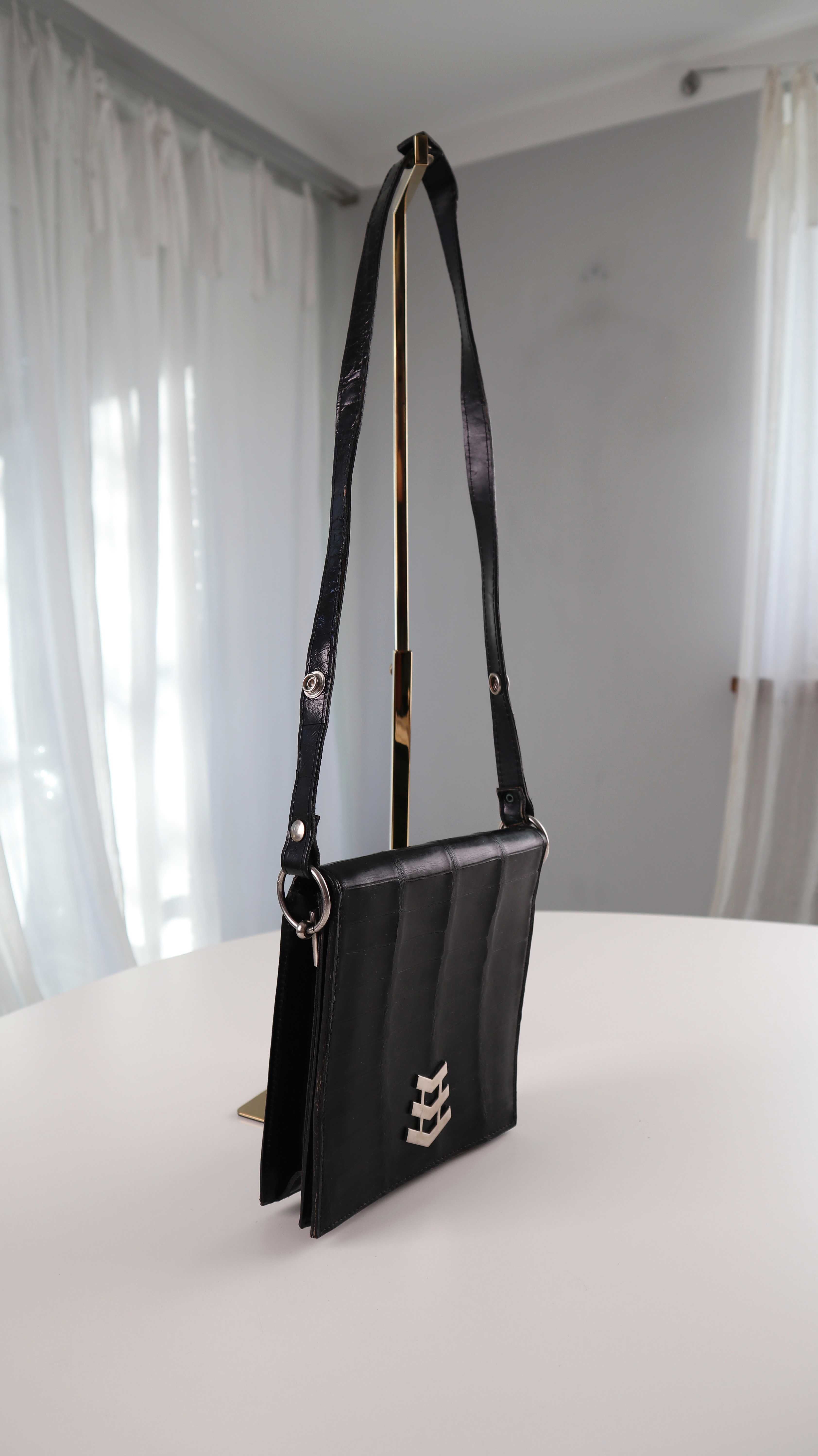 Tasche Ledertasche true Vintage Umhängetasche Schultertasche Baguette Bag