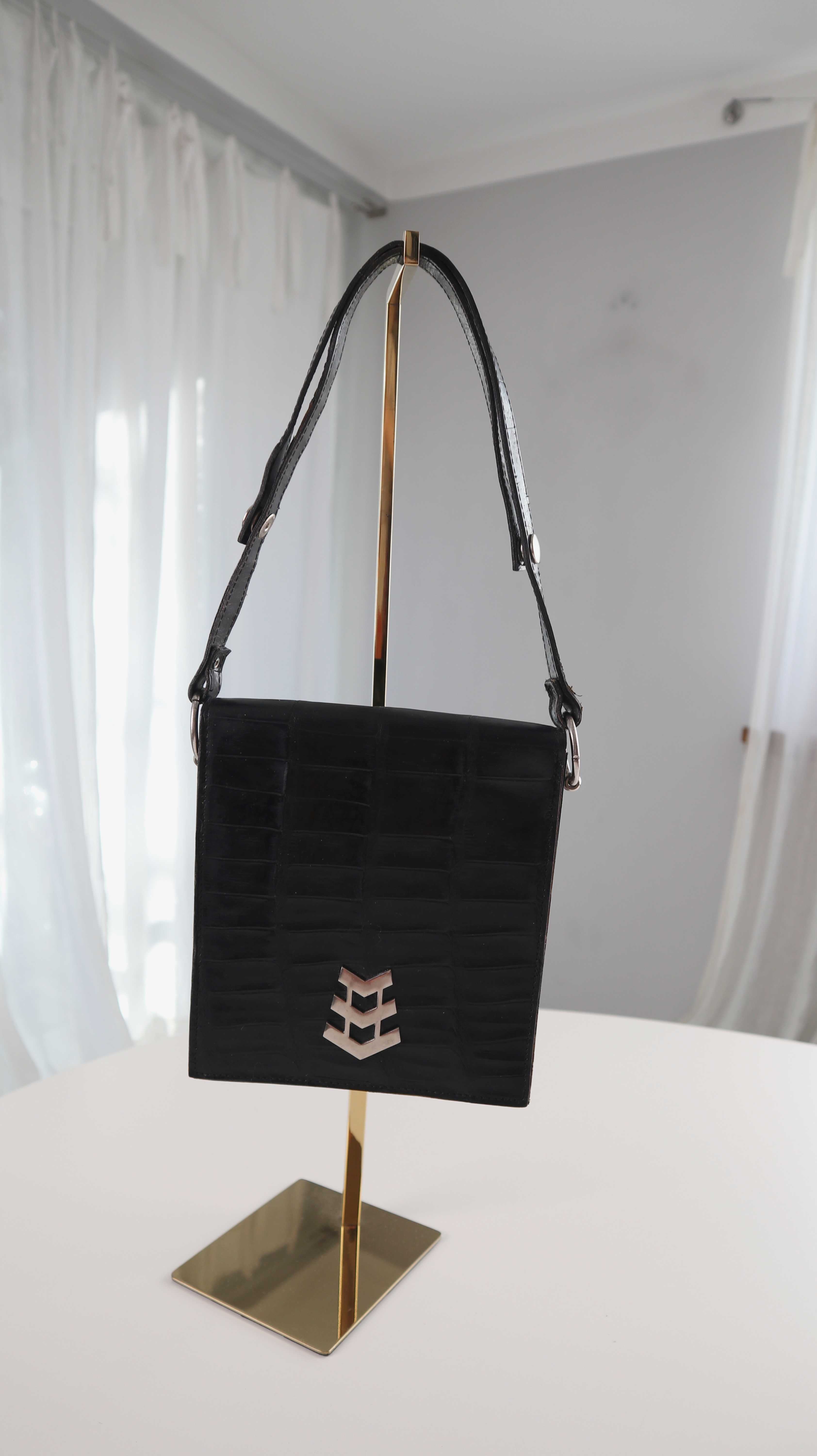 Tasche Ledertasche true Vintage Umhängetasche Schultertasche Baguette Bag