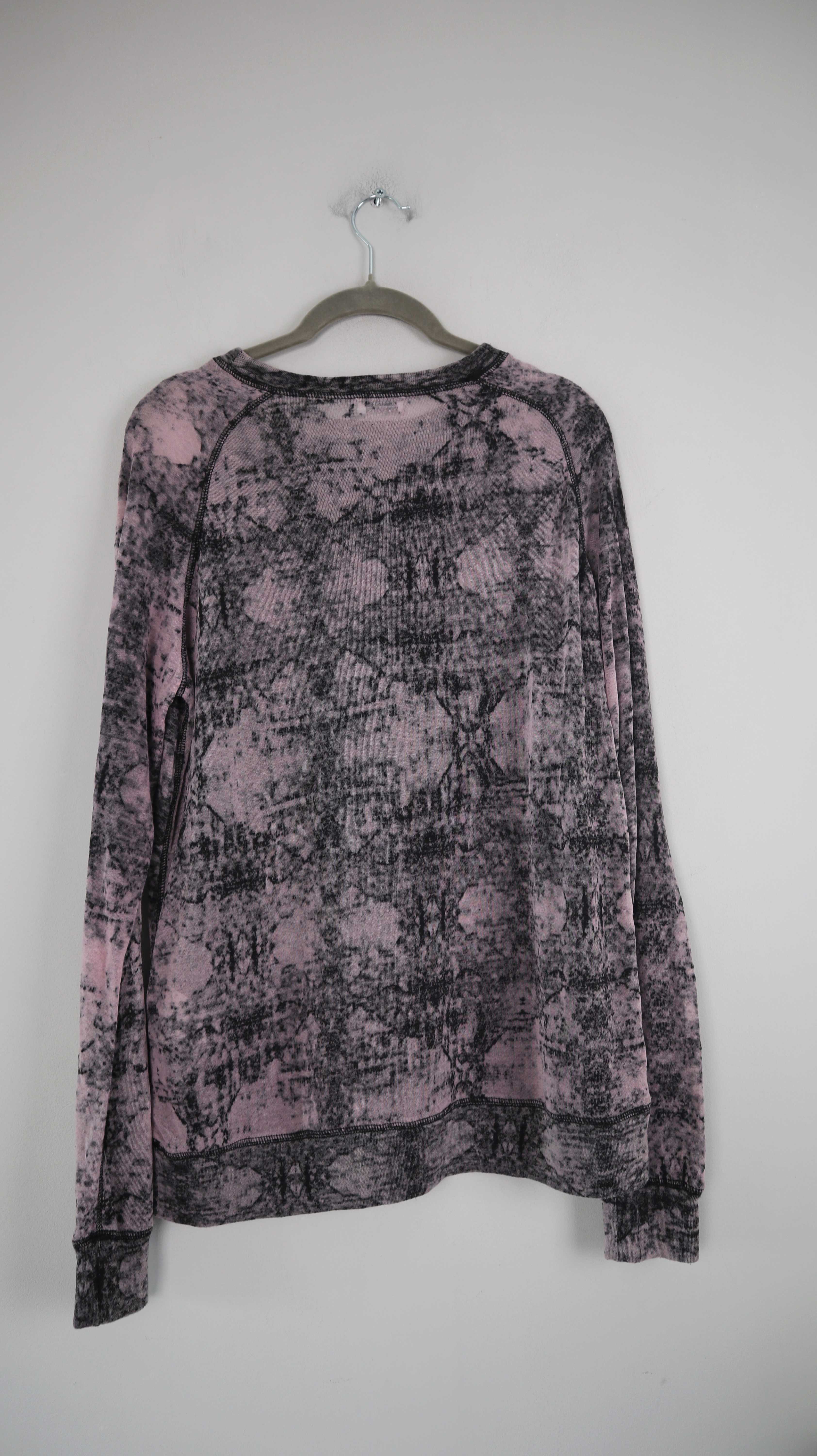 Closed Pullover lila schwarz Sweater 38 M basic Flieder