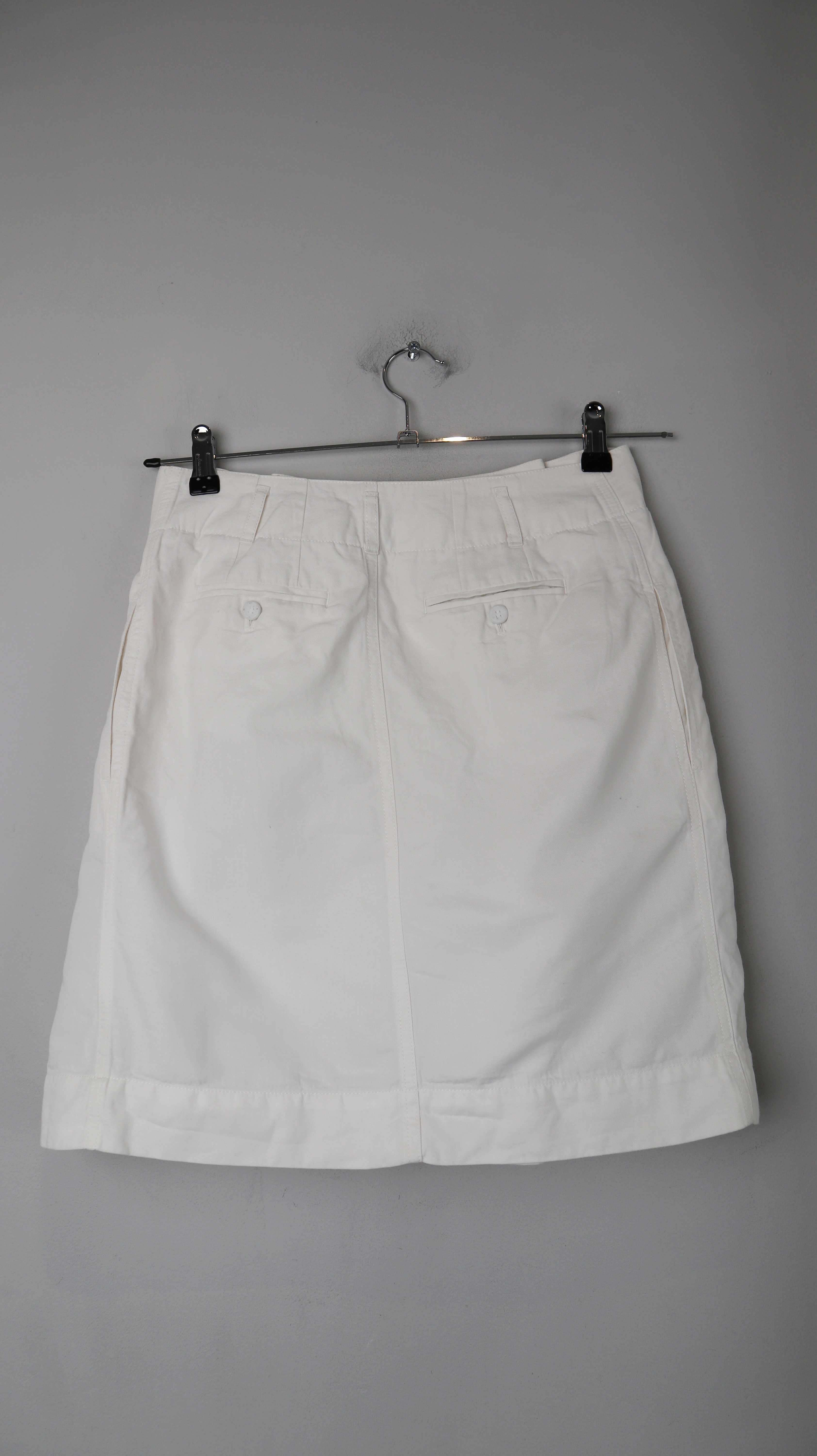 Lacoste Rock weiß Sommerrock basic Midi Midirock 36 S Stoffrock