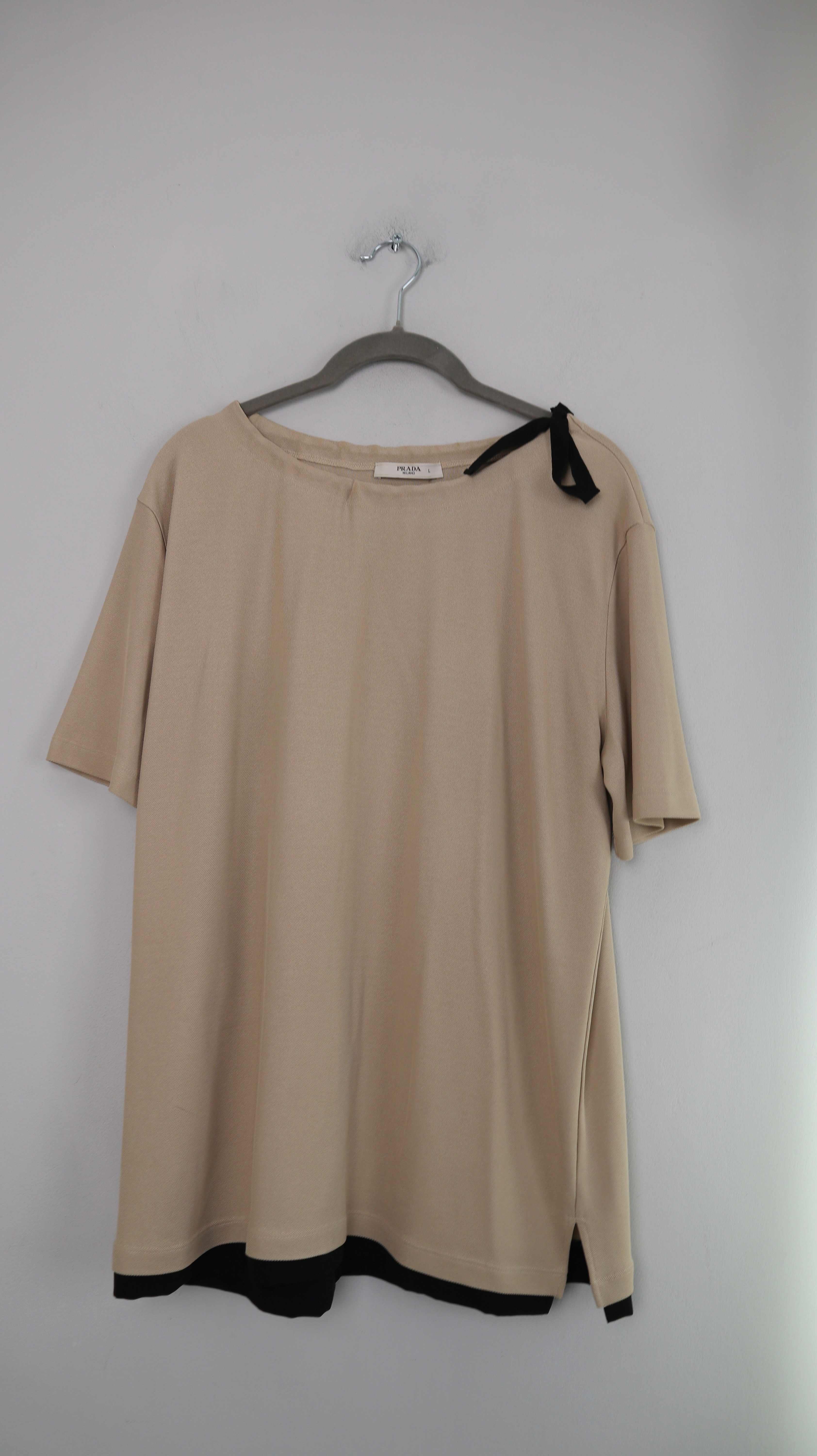 Prada Shirt T-Shirt Camel Beige Braun Oberteil 40 L