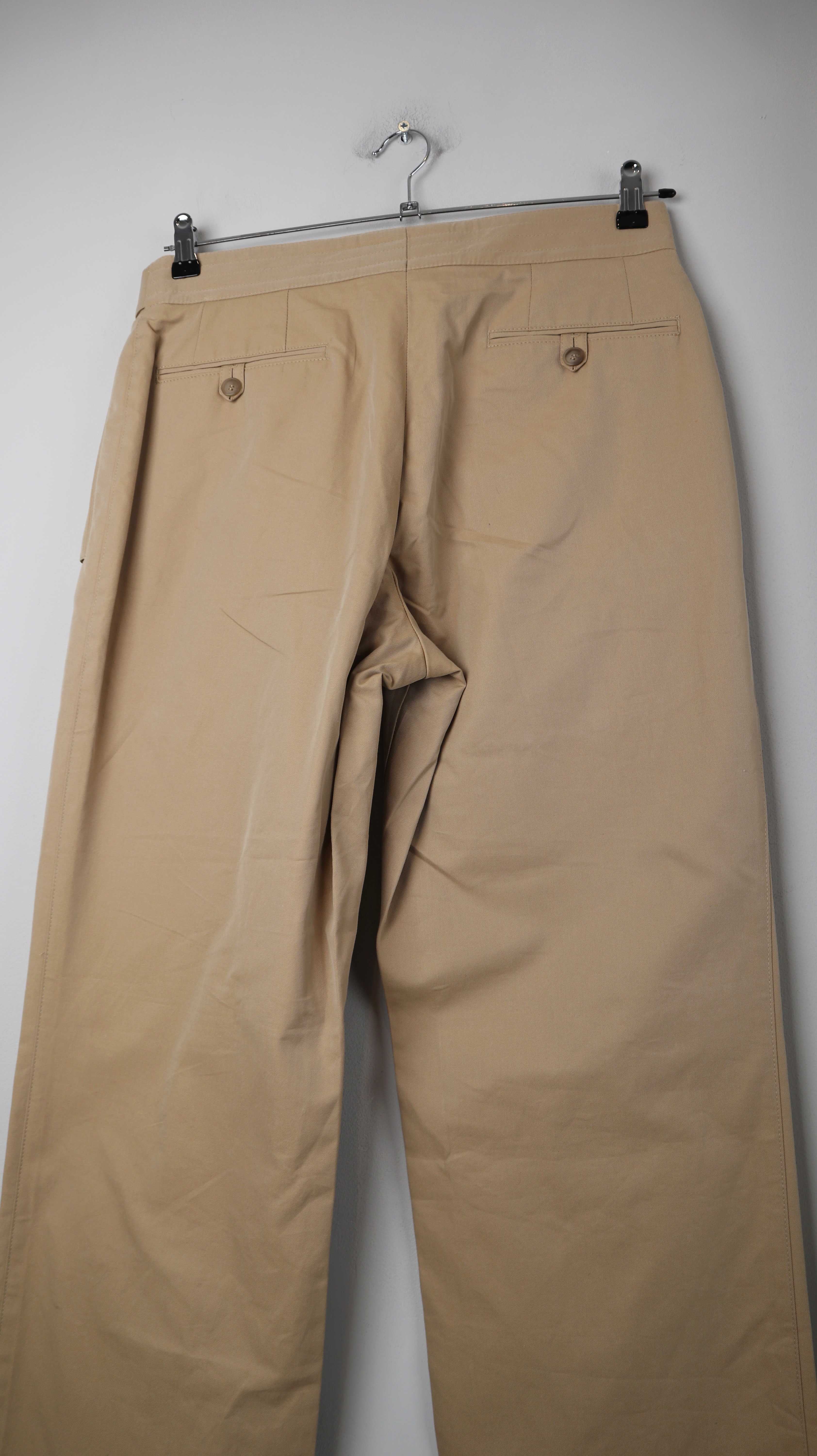 Burberry London Hose Beige 34 R flared Anzughose Creme braun mid waist 40 L