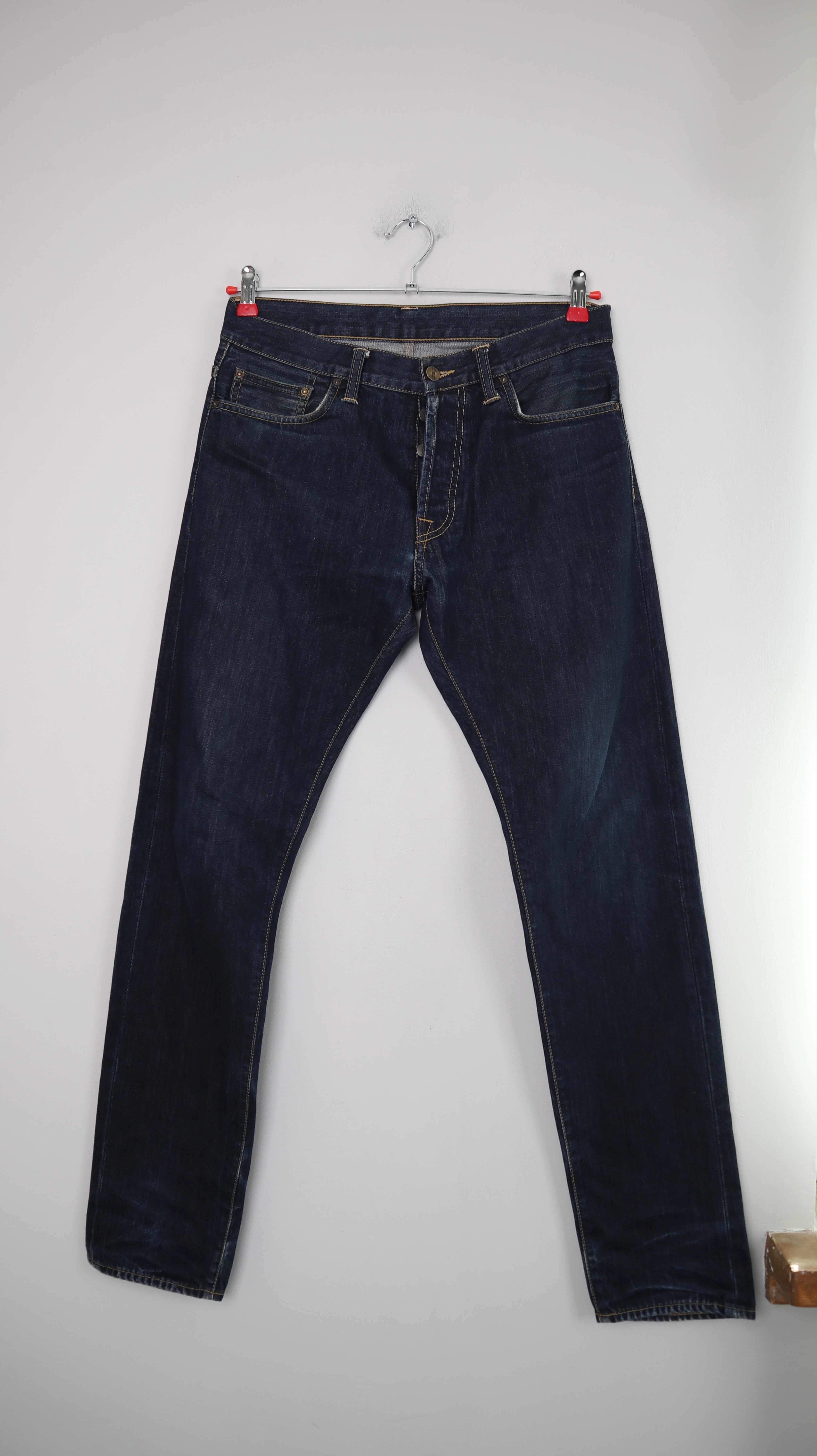 Carhartt Jeans Klondike Pant 30 x 32 dunkelblau blau straight fir denim