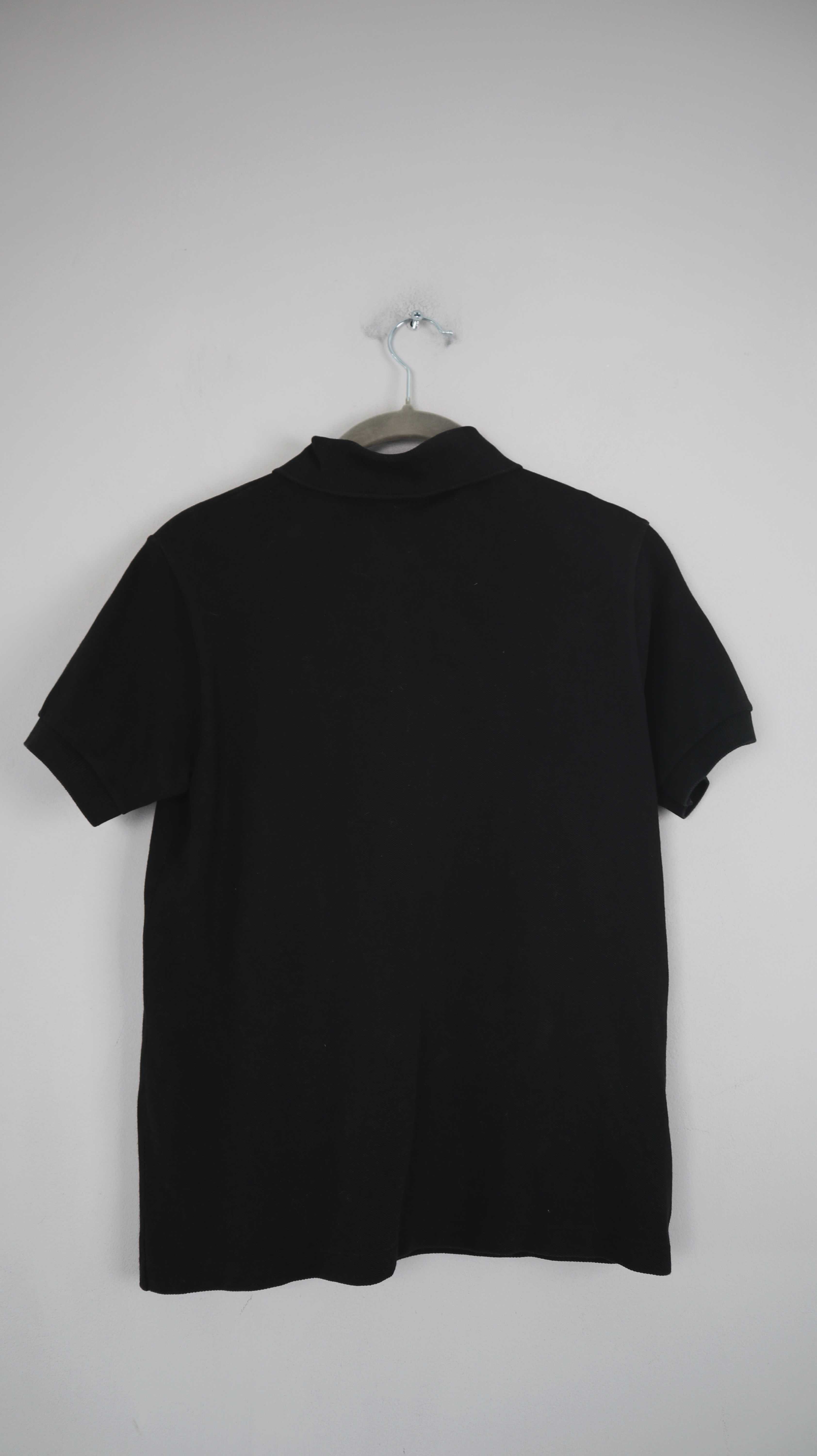 Lacoste Polo Poloshirt schwarz basic 14 38 M T-Shirt Shirt einfarbig