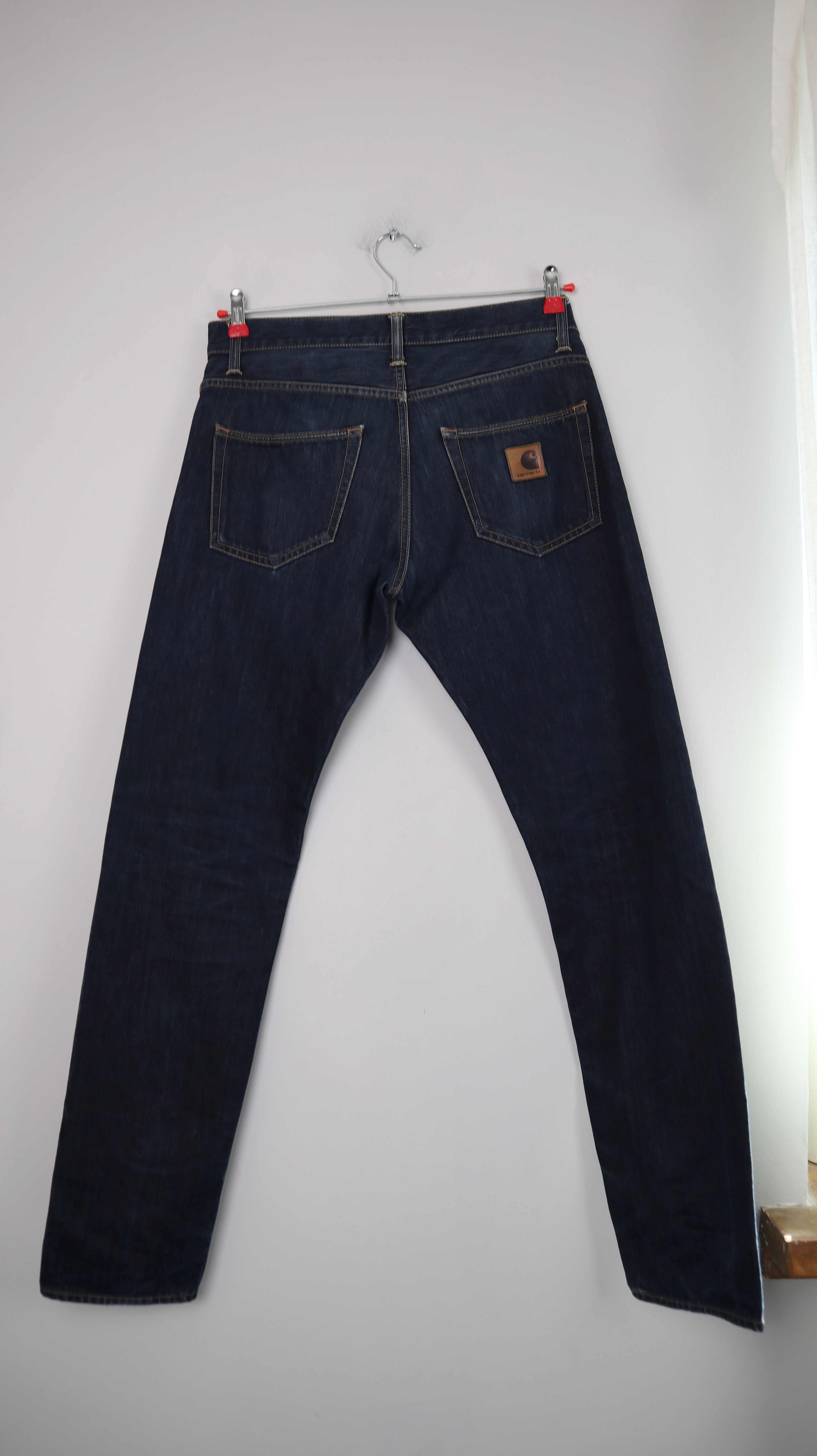 Carhartt Jeans Klondike Pant 30 x 32 dunkelblau blau straight fir denim