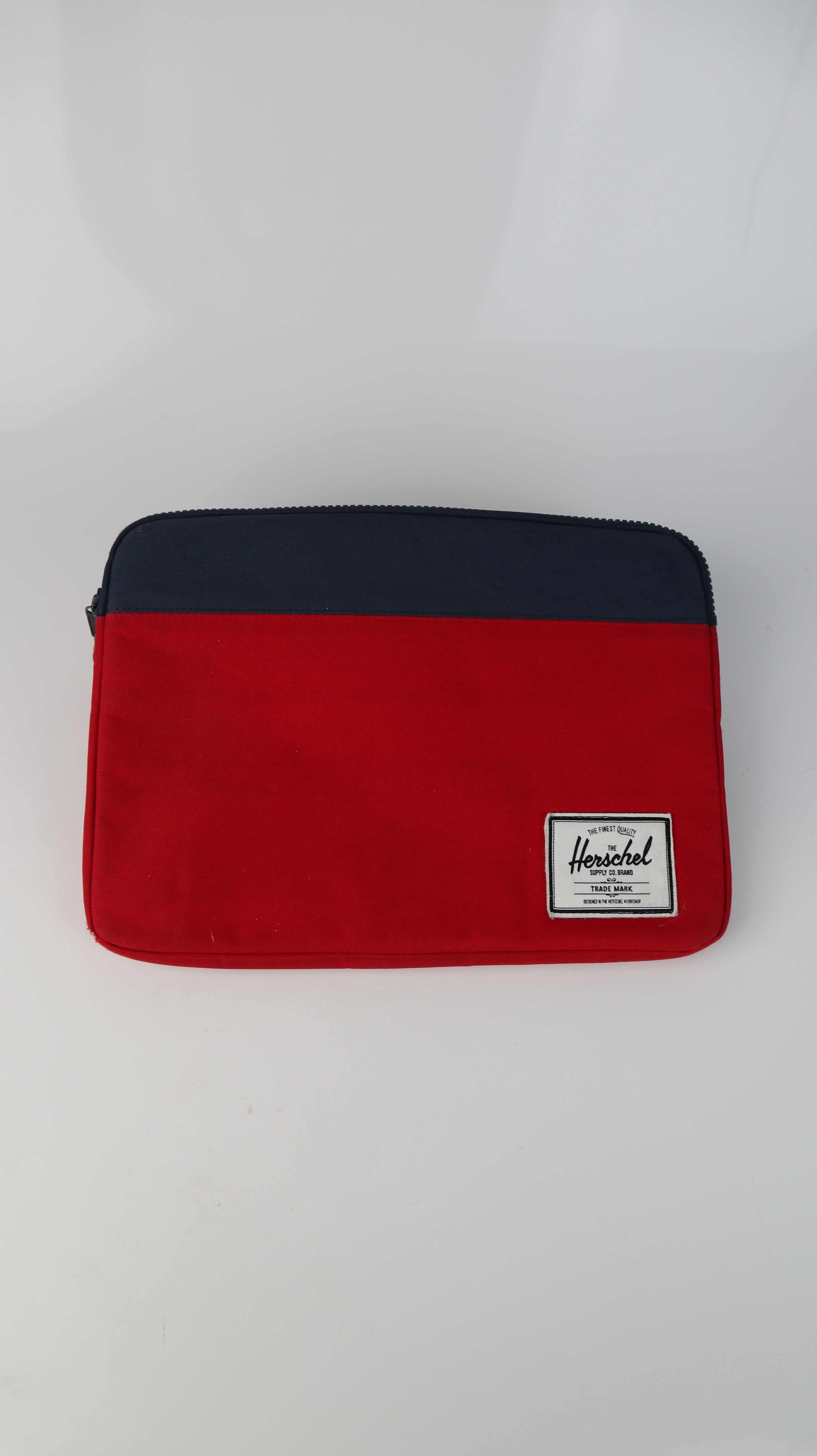 Herschel Laptoptasche Stoff Laptopcase 35 x 24 cm Etui Case rot blau