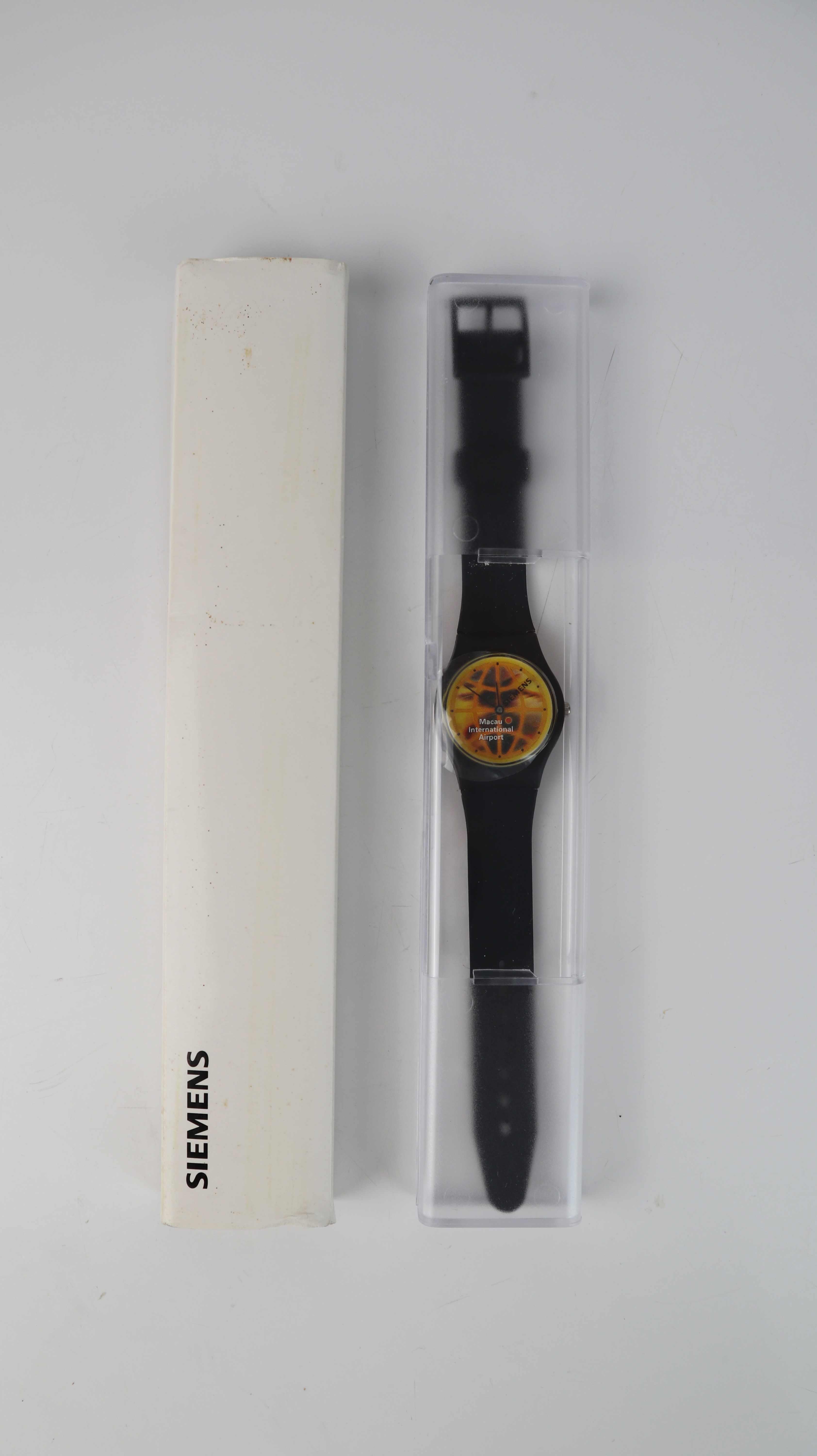 Siemens Uhr Swatch Neu 1995 Diplomatengeschenk Mcau International Aiport