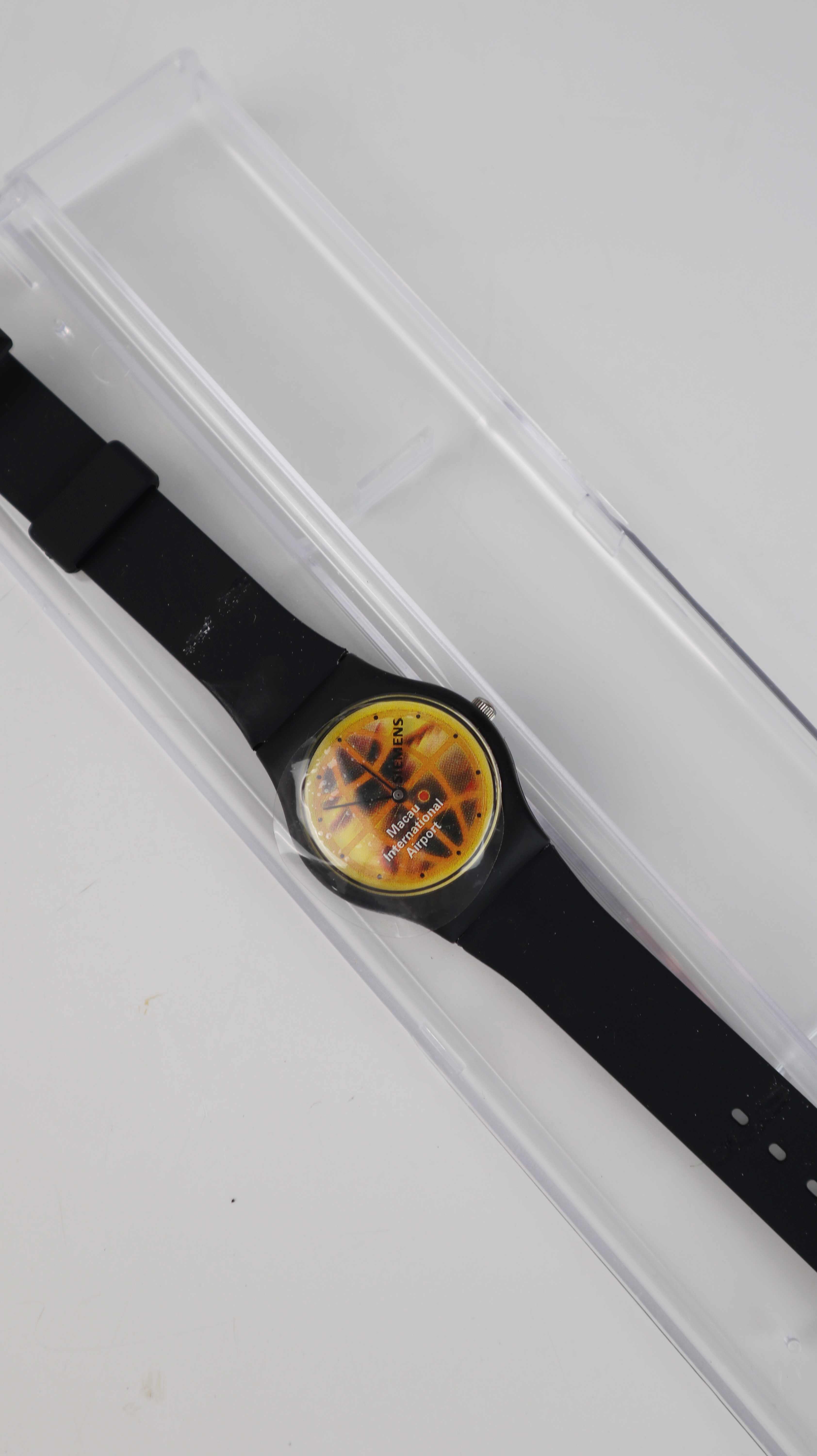 Siemens Uhr Swatch Neu 1995 Diplomatengeschenk Mcau International Aiport