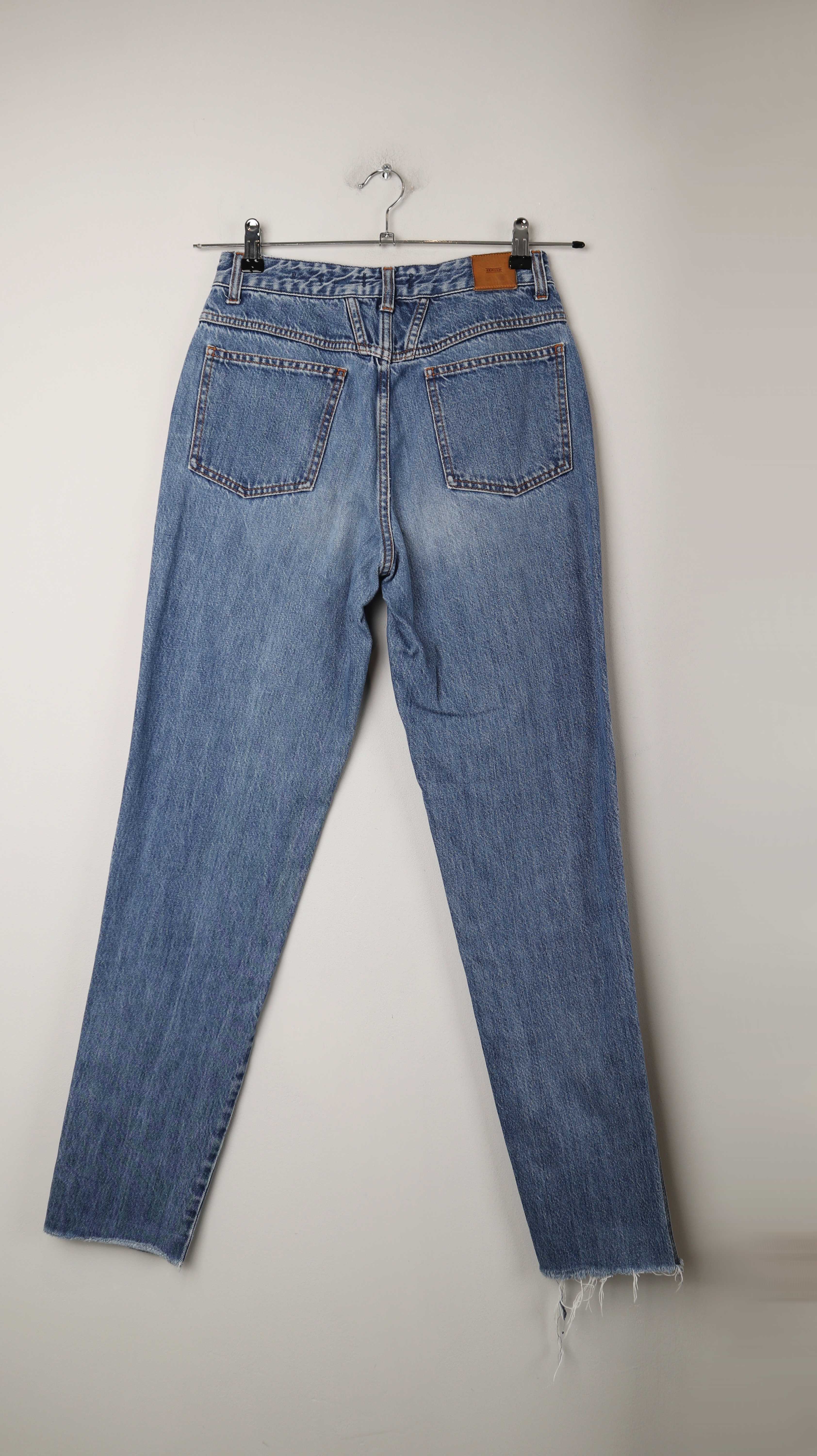 Closed Jeans Power Pusher 27 blau denim Hose high waist