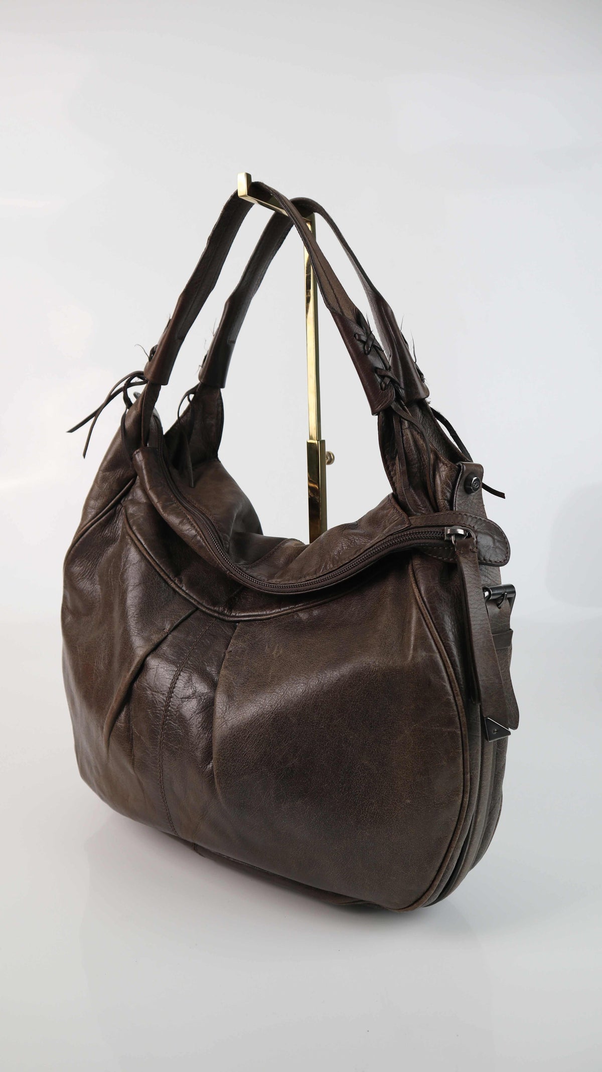 Francesco Biasia Tasche Braun Ledertasche Schultertasche Shopper
