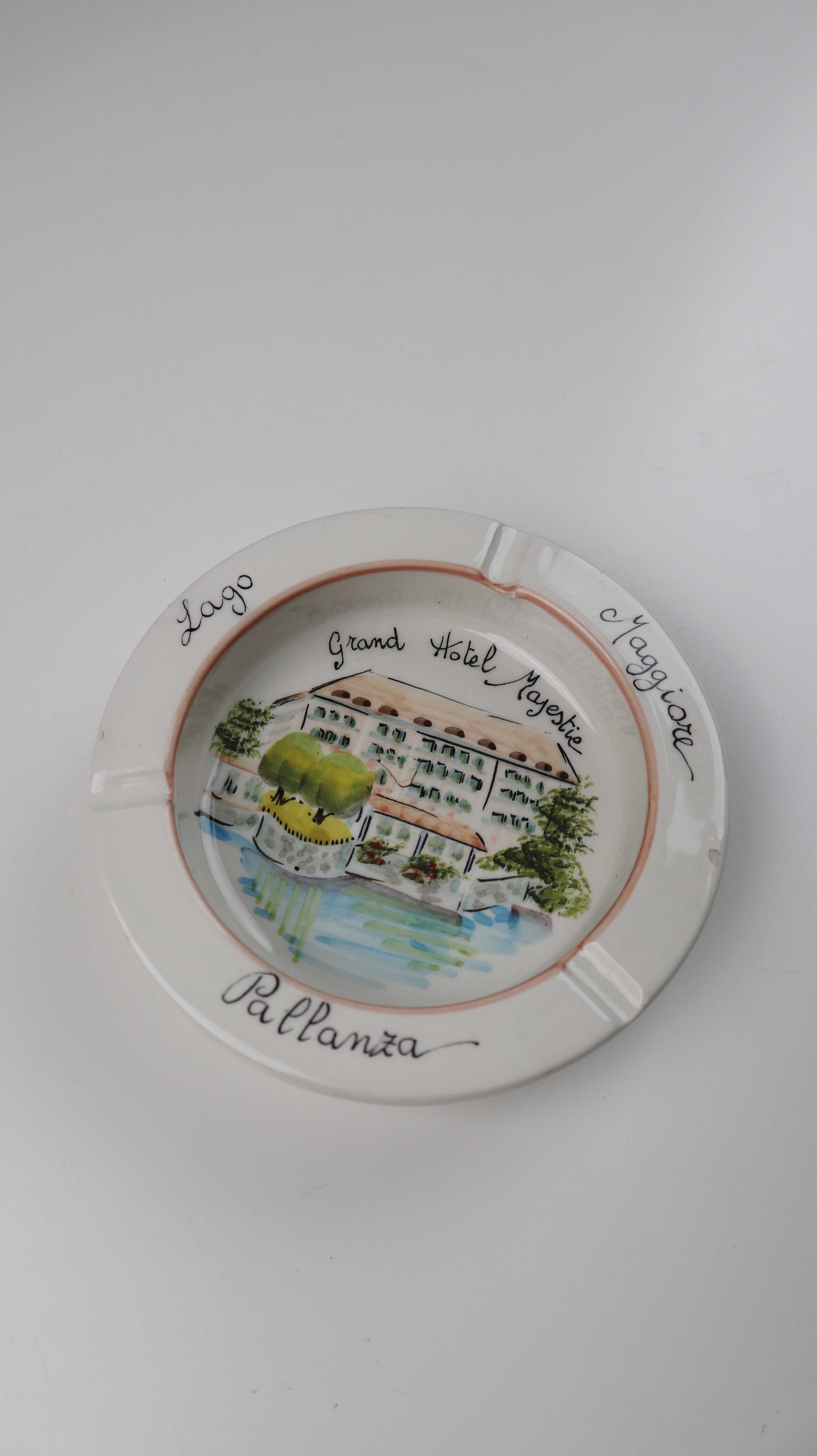 Aschenbecher Vintage Grand Hotel Majestic in Pallanza Lago Maggiore