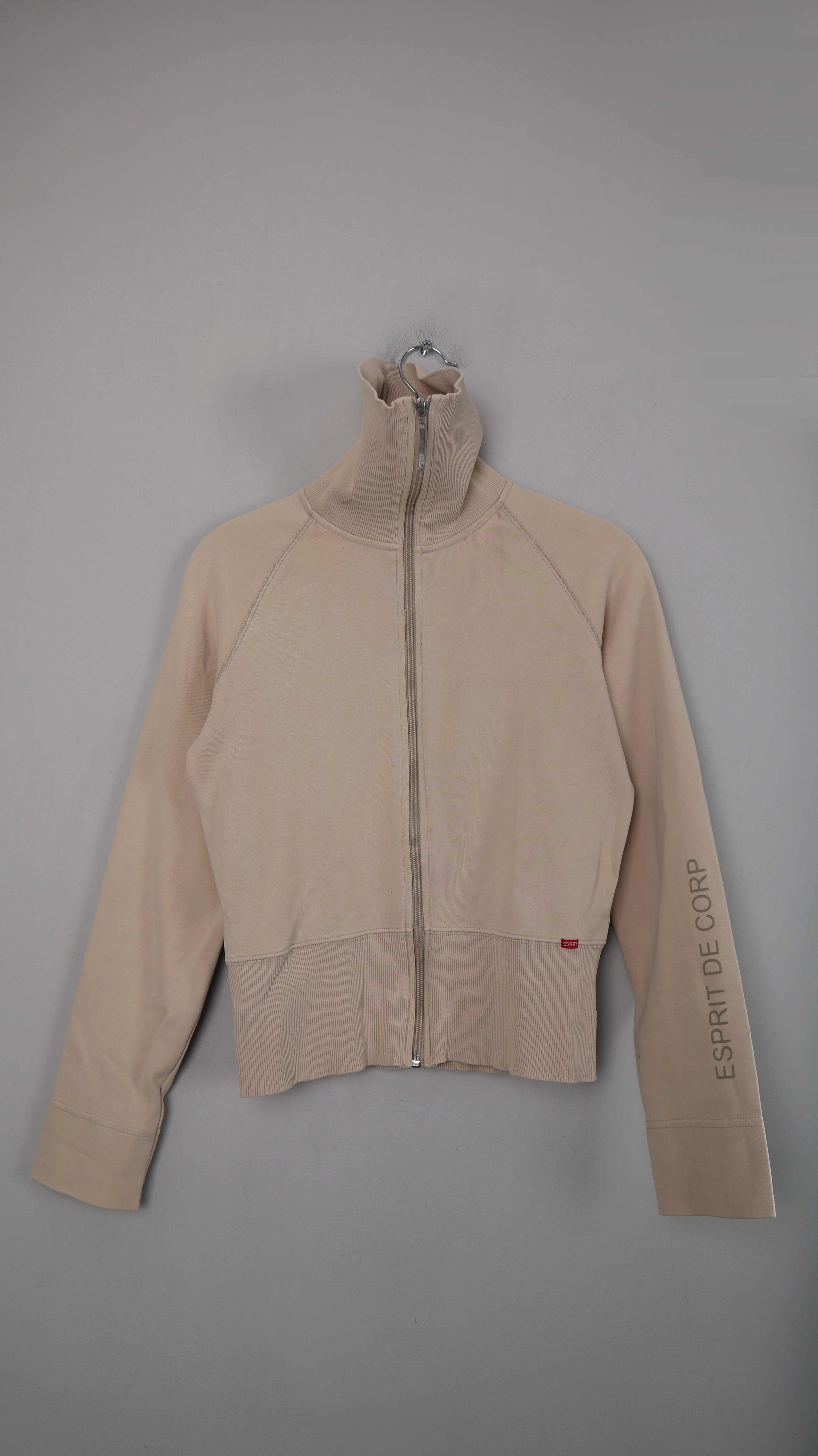 EDC Esprit Jacke Creme Beige Strickjacke Cardigan Nude 36 S