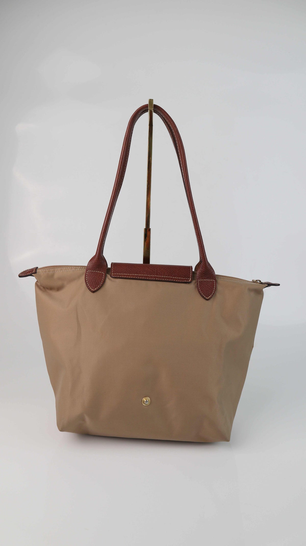 Longchamp Le Pliage Tasche braun beige Handtasche klein