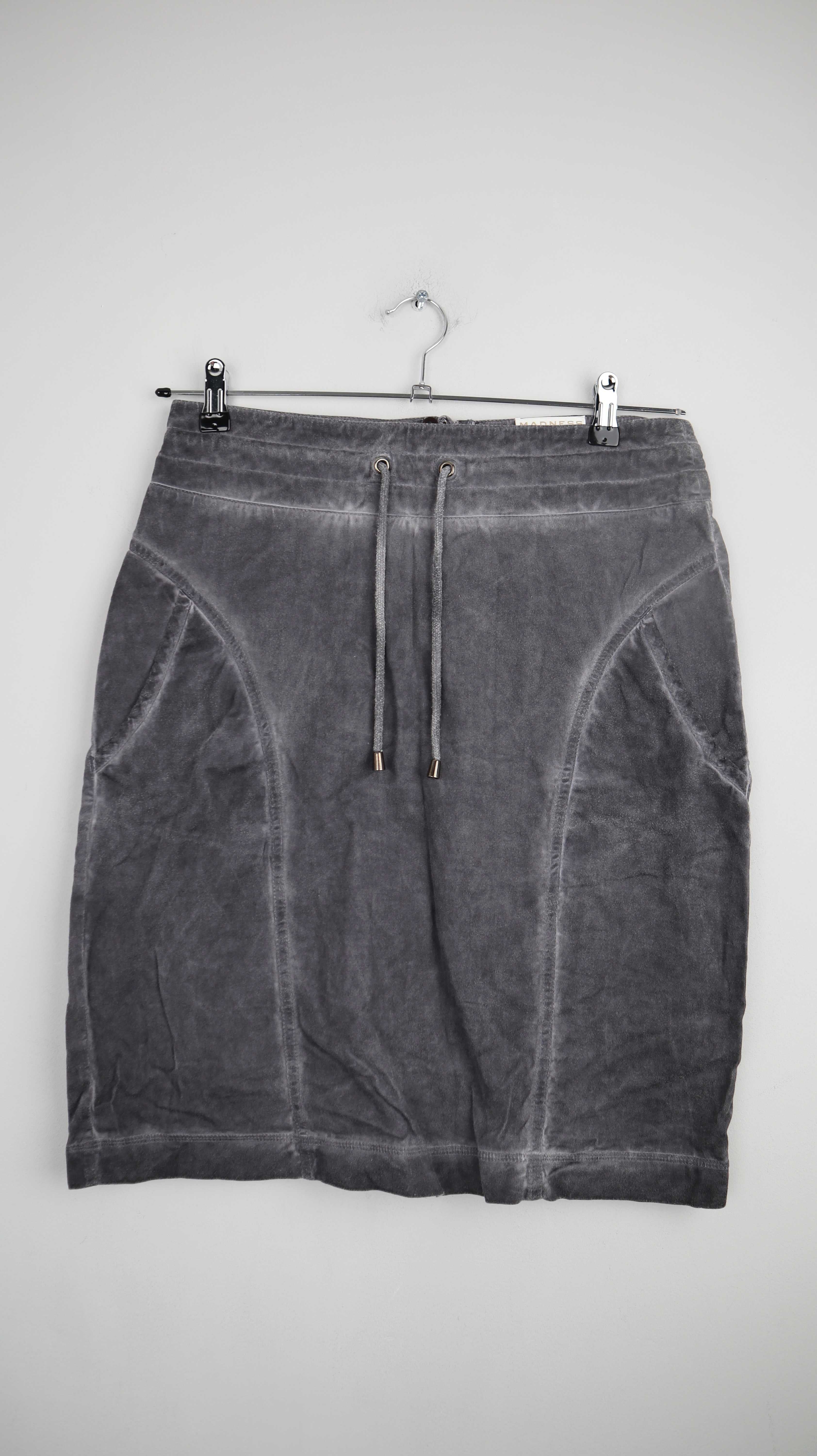 Madness Deerberg Rock Grau Baumwollrock 38 M Sportrock Midi Midirock